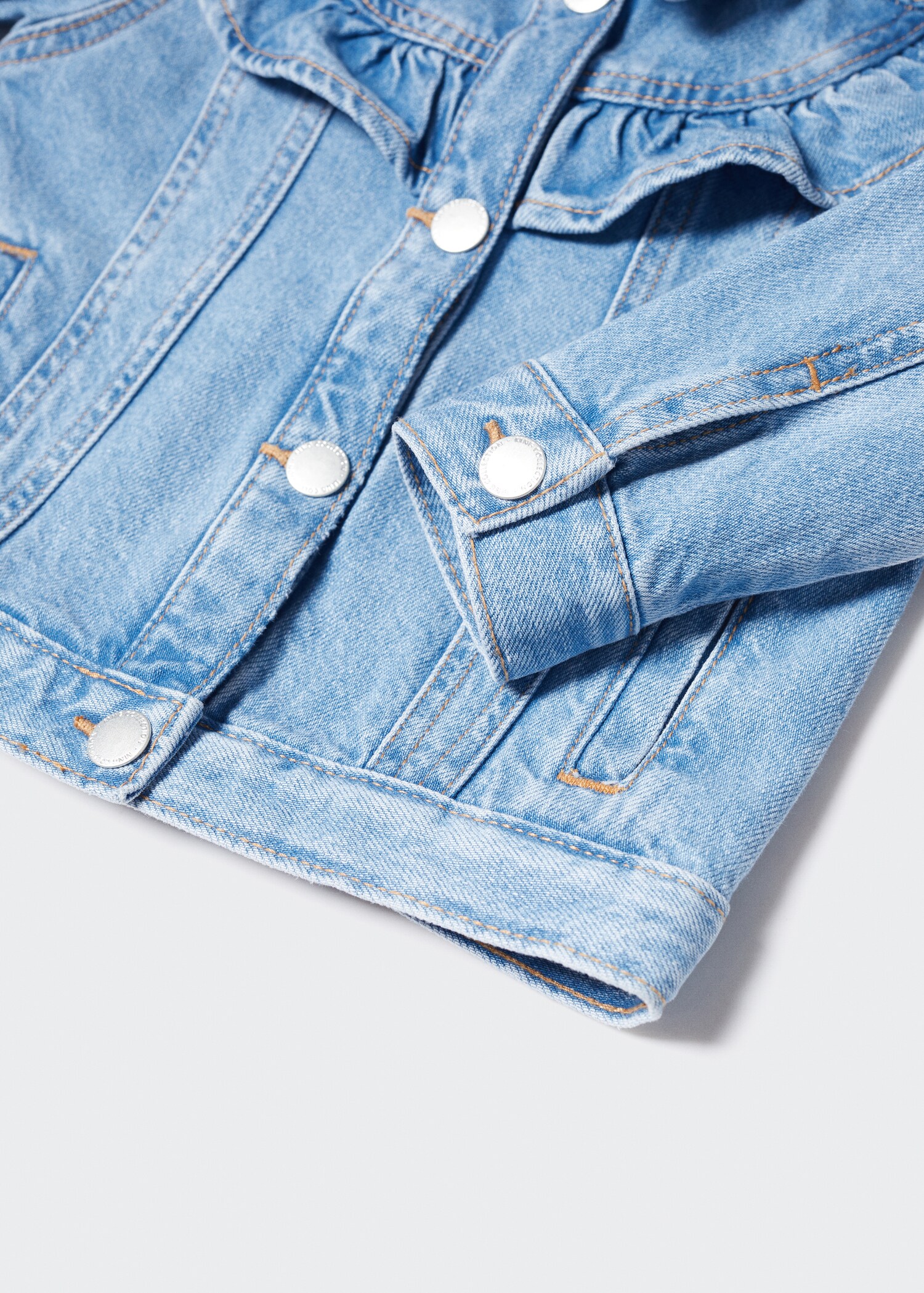 Frills denim jacket - Details of the article 8