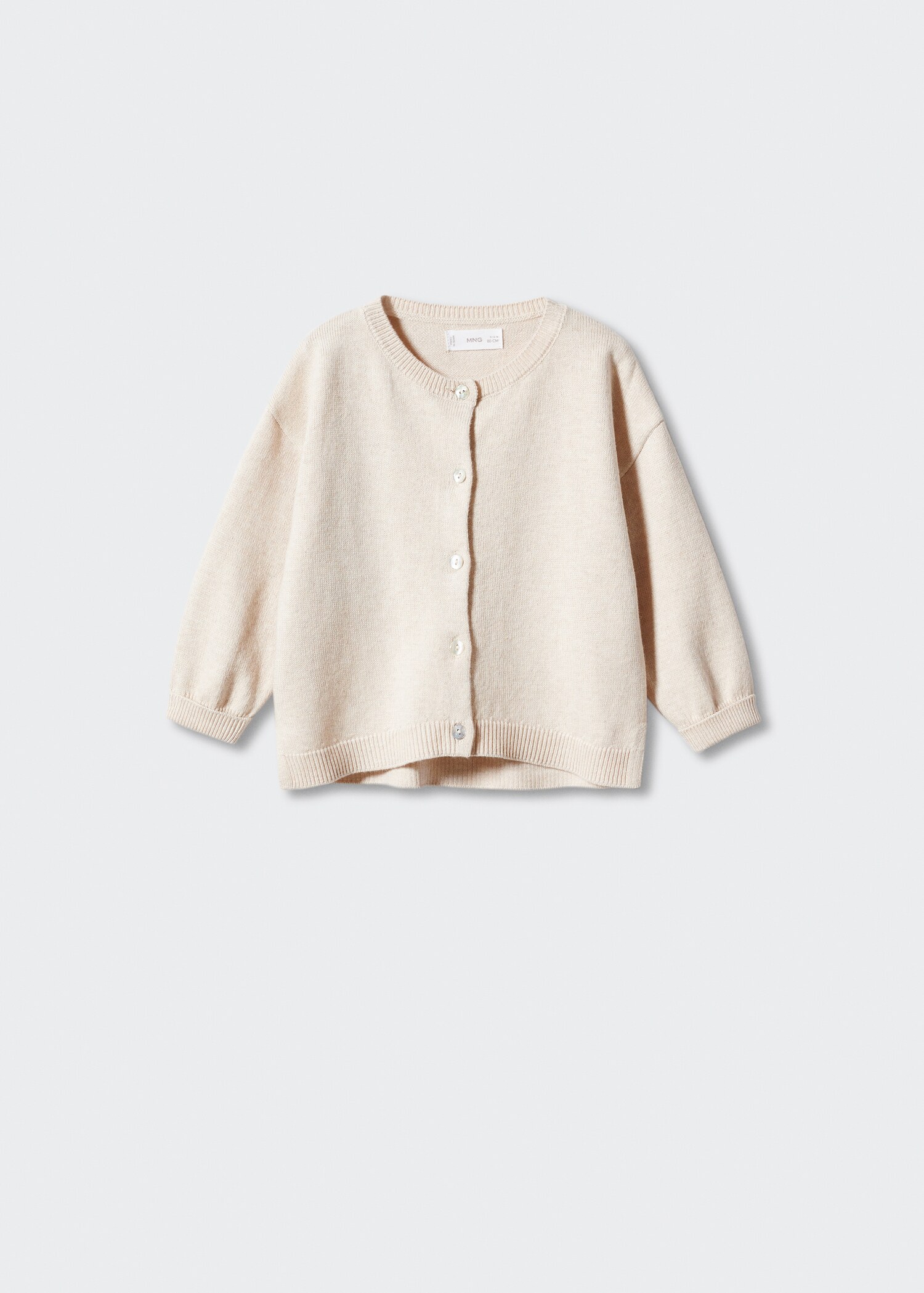 Cardigan maille coton - Article sans modèle
