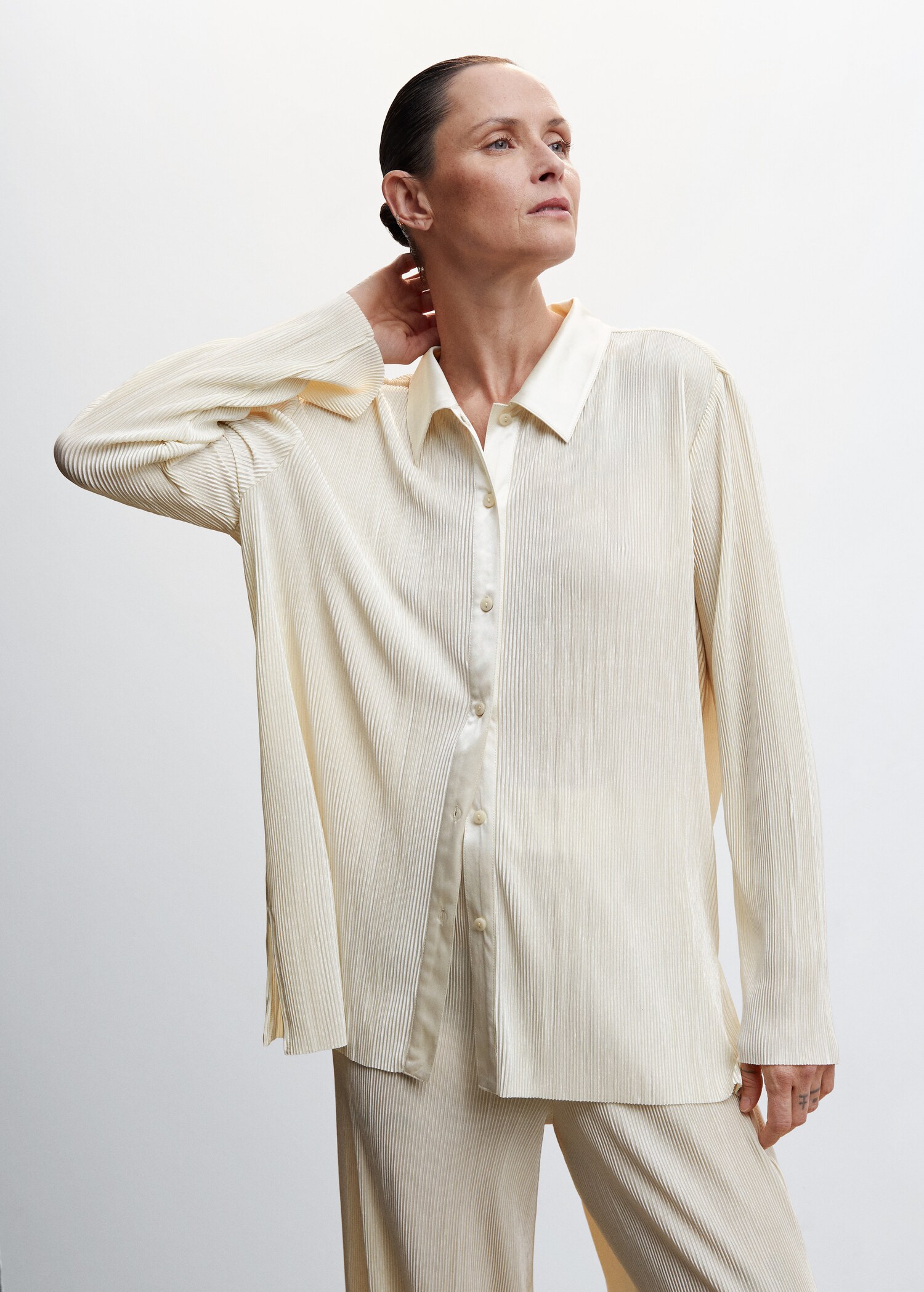Pleated shirt - Medium plane