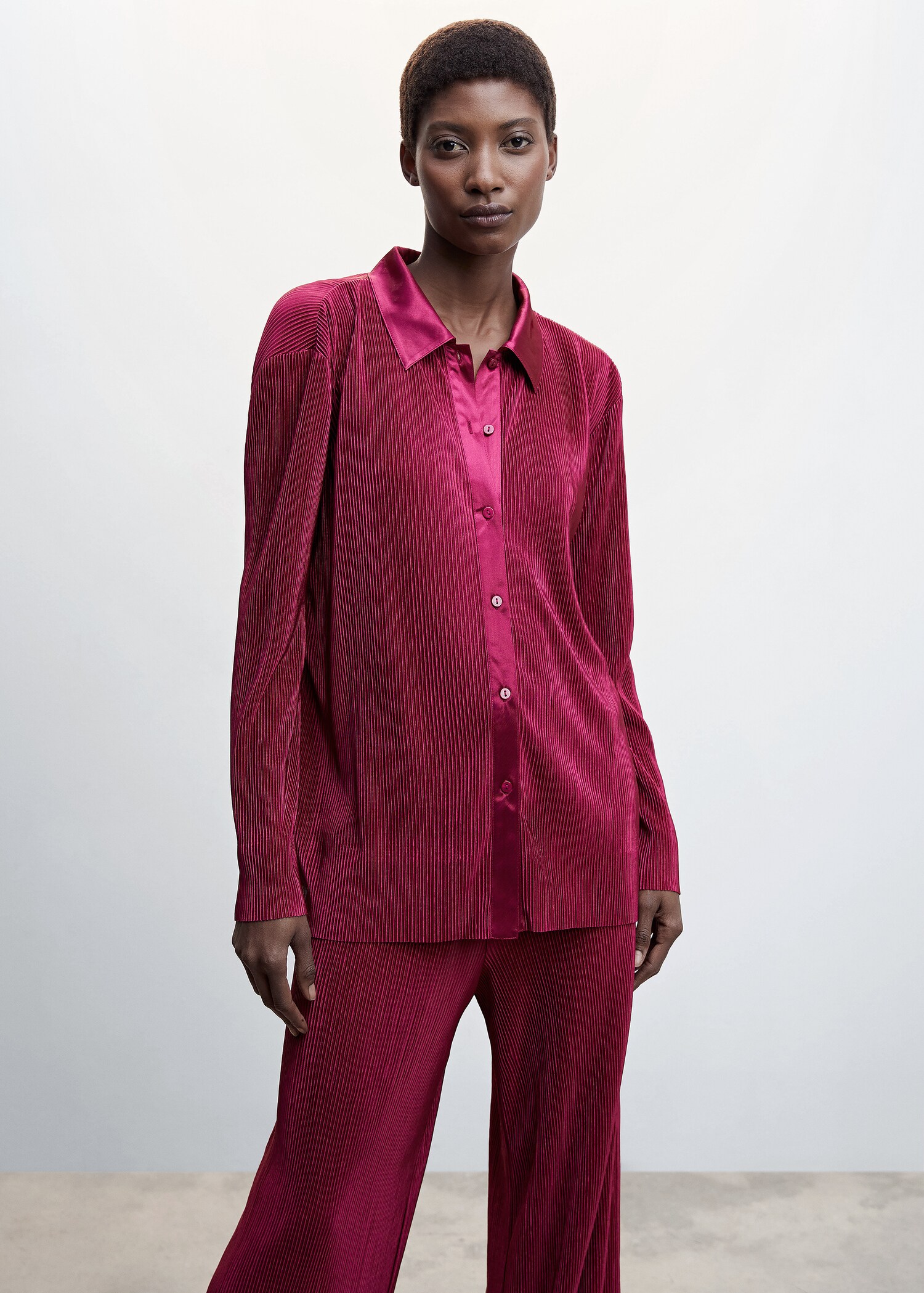 Pleated shirt - Medium plane