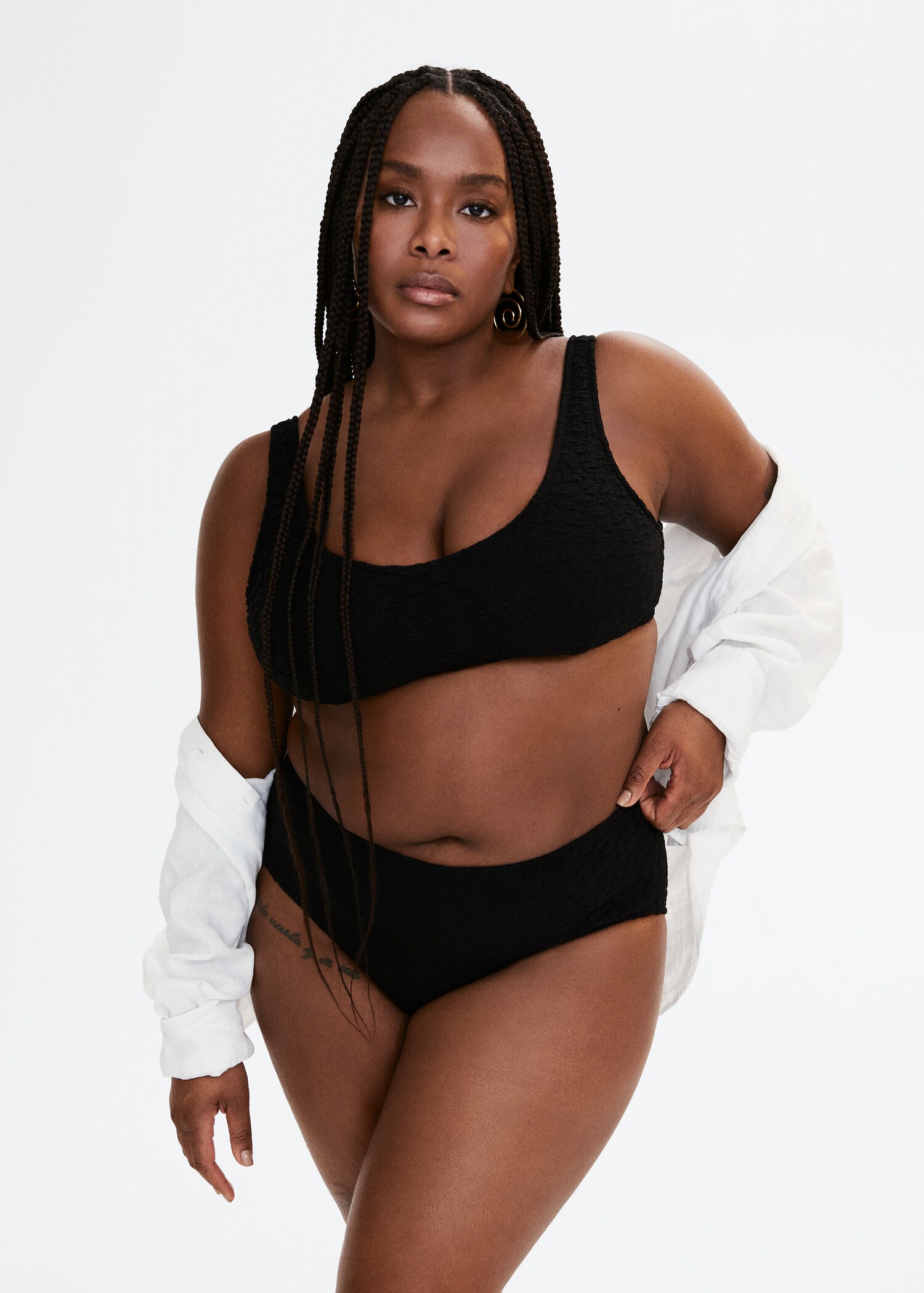 High-waist bikini bottoms - Medium plane