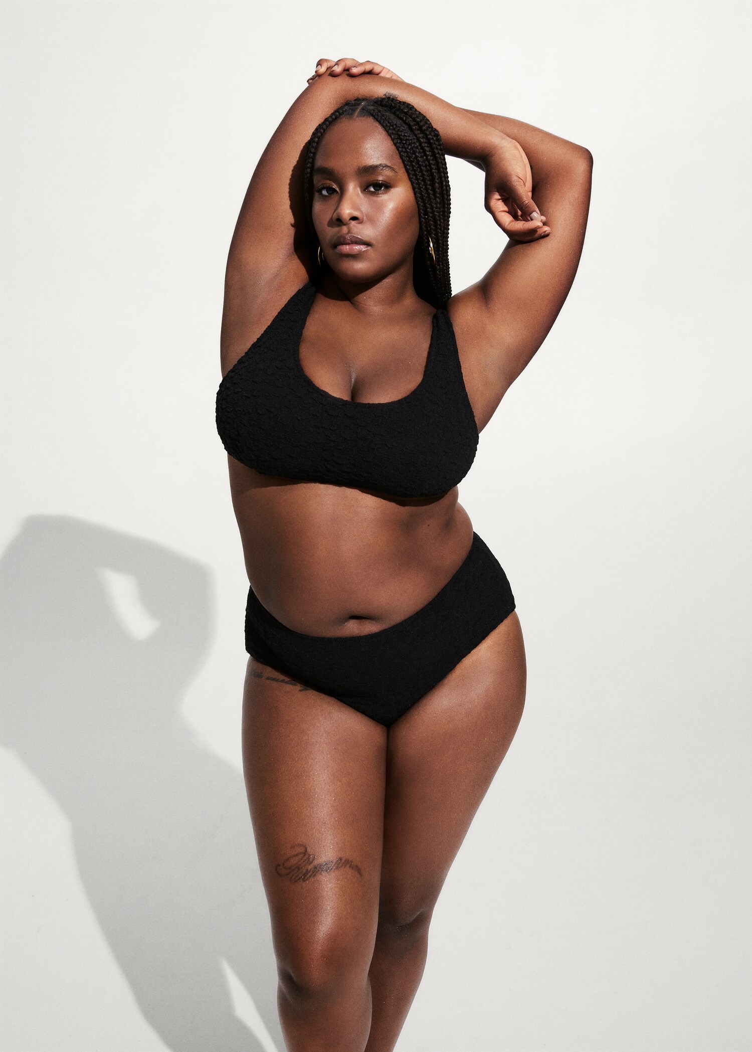 High-waist bikini bottoms - Details of the article 6