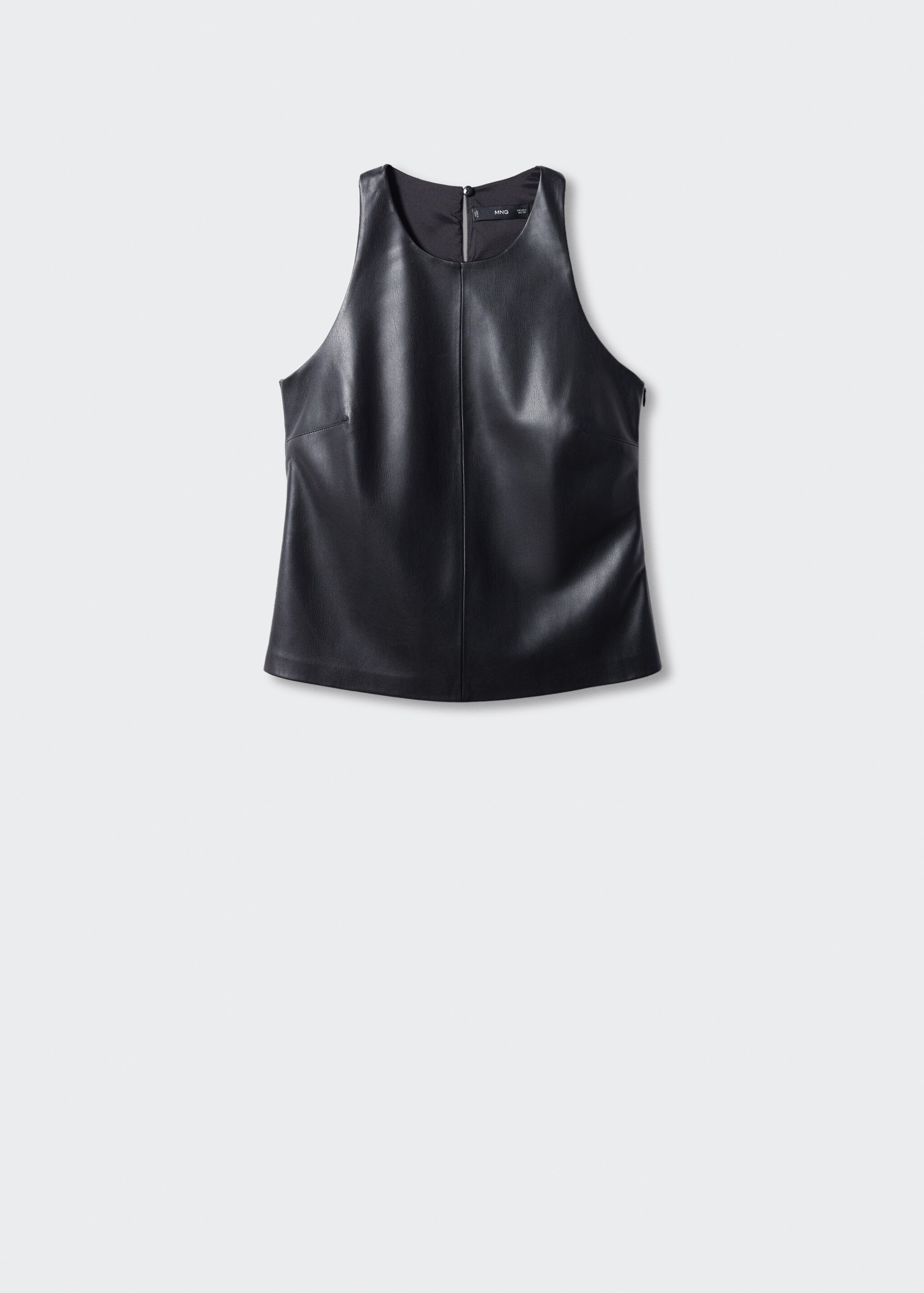 Leather-effect top - Article without model