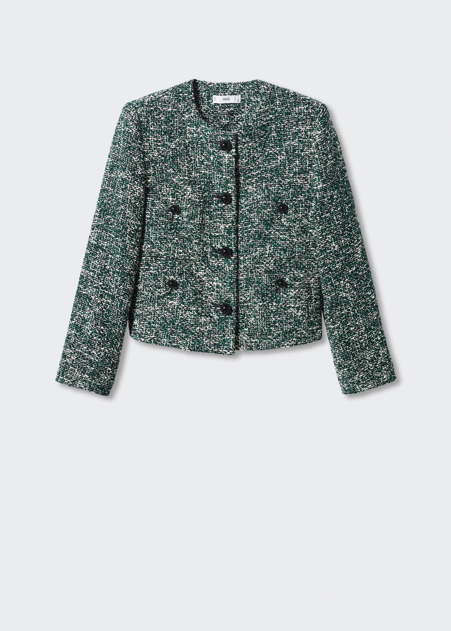 Tweed jacket with buttons - Article without model