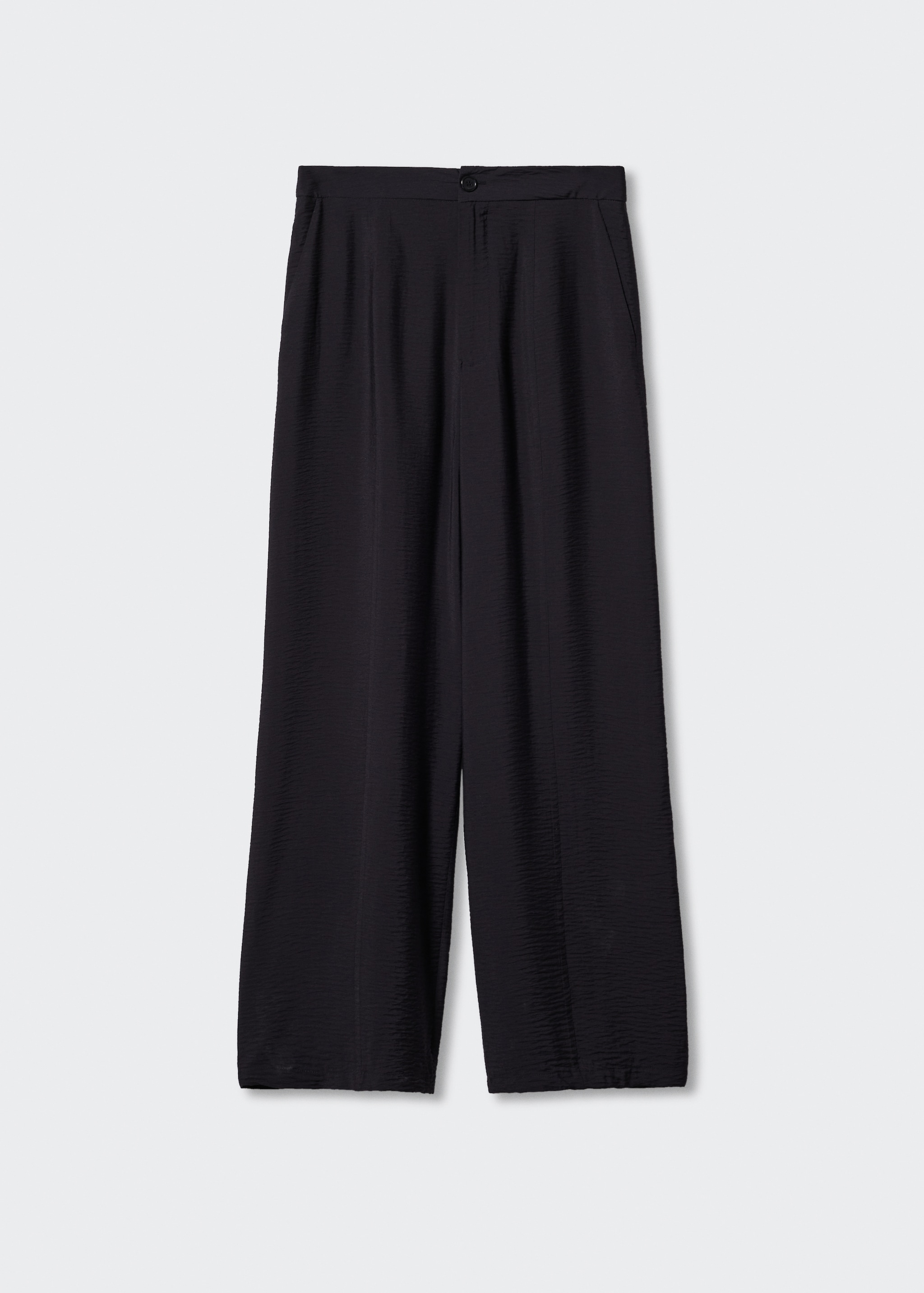 Textured flowy trousers - Article without model