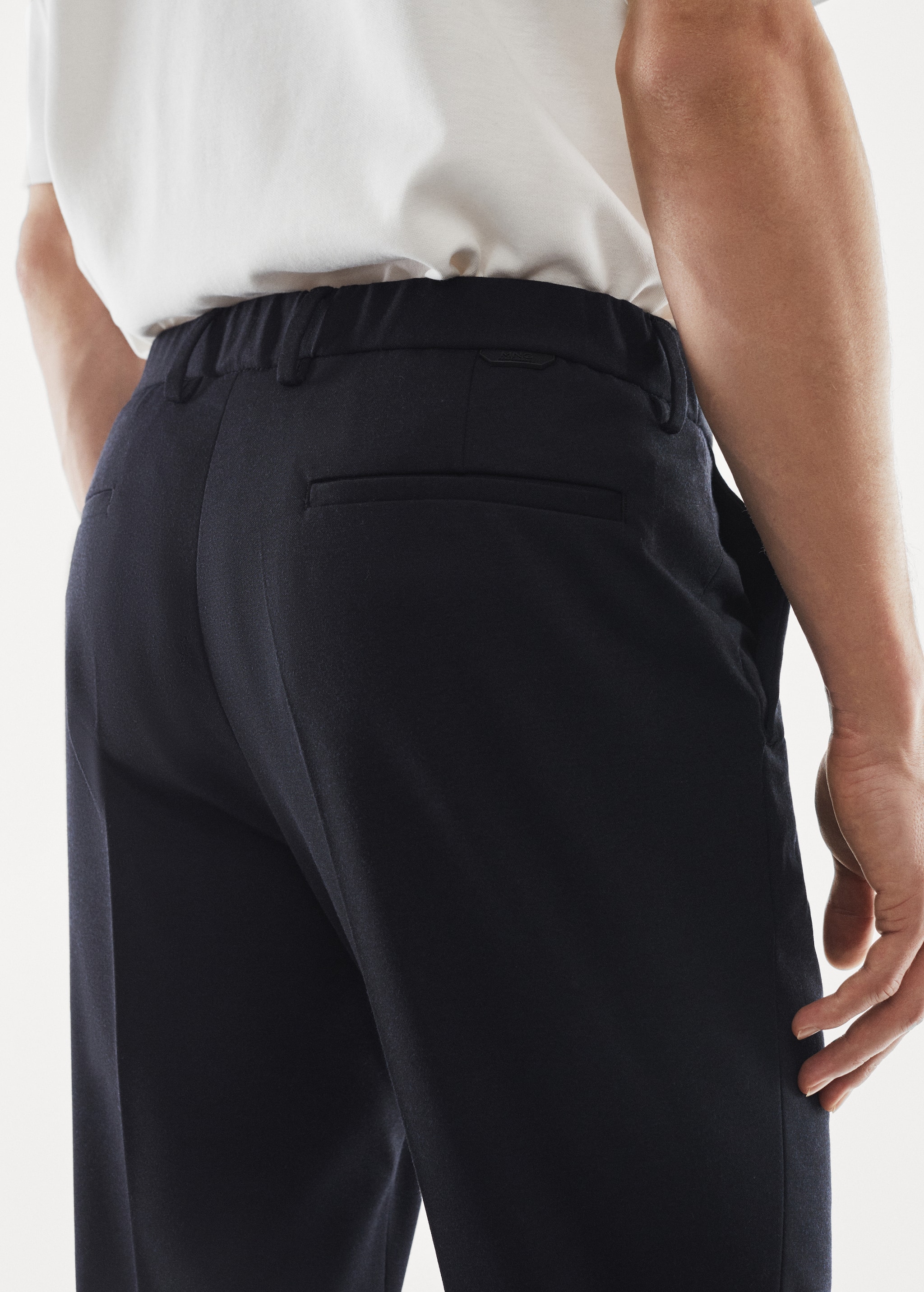 Pantalons vestir slim fit textura - Detall de l'article 4