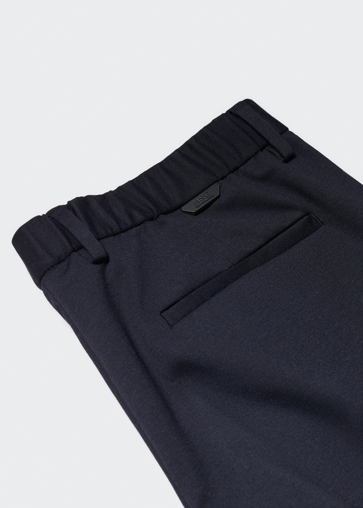 Textured slim fit suit pants - Details of the article 8