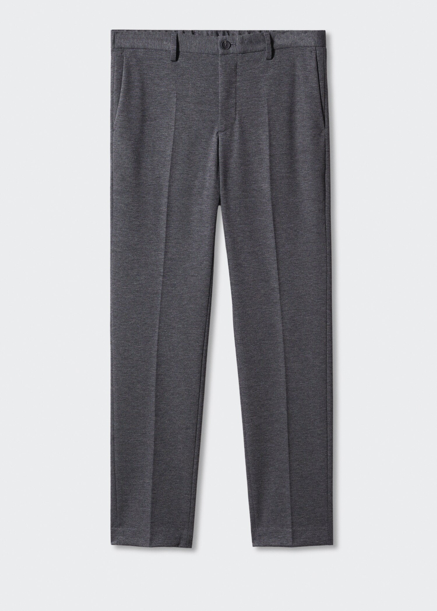 Textured slim fit suit pants - Article without model