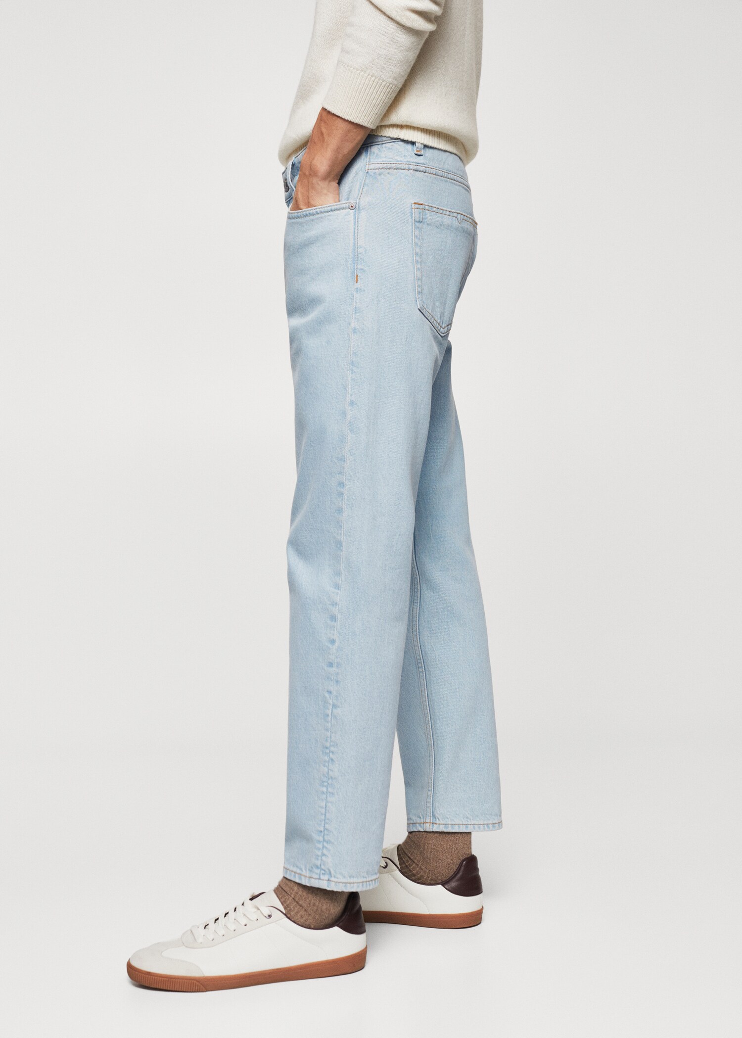 Ben tapered cropped jeans - Details of the article 4