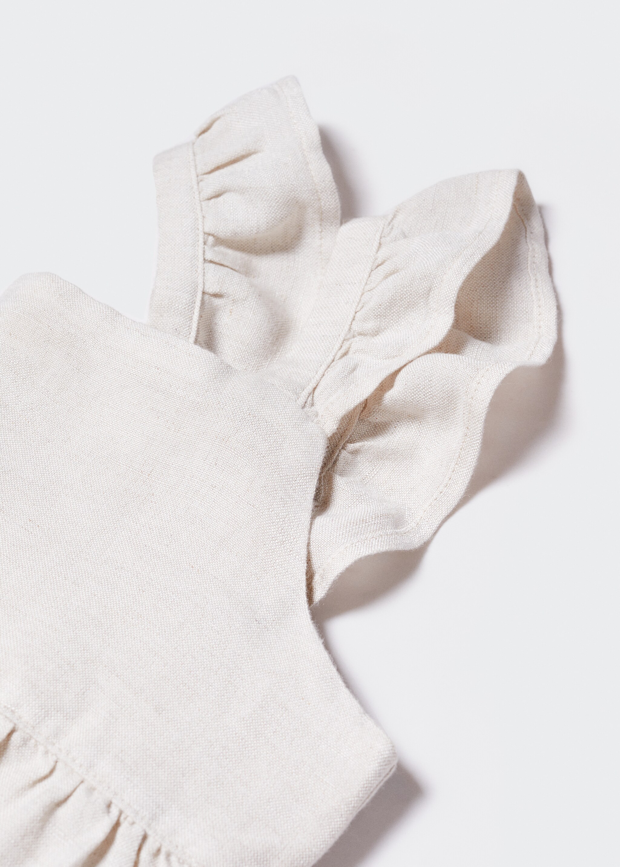 Ruffled linen top - Details of the article 8