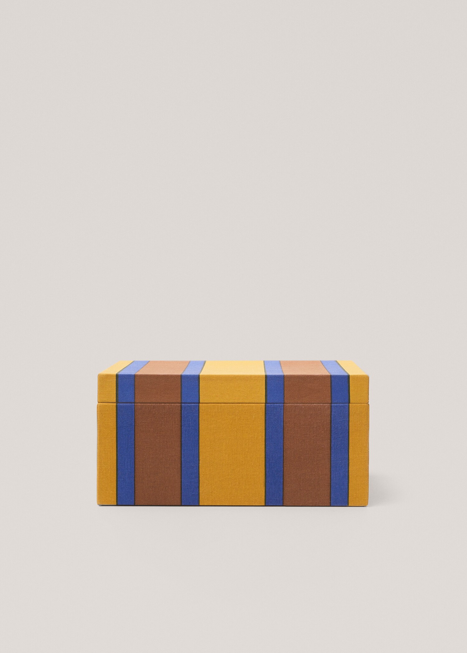 Gestreifte Stoff-Box 29 x 14 cm - Artikel ohne Model
