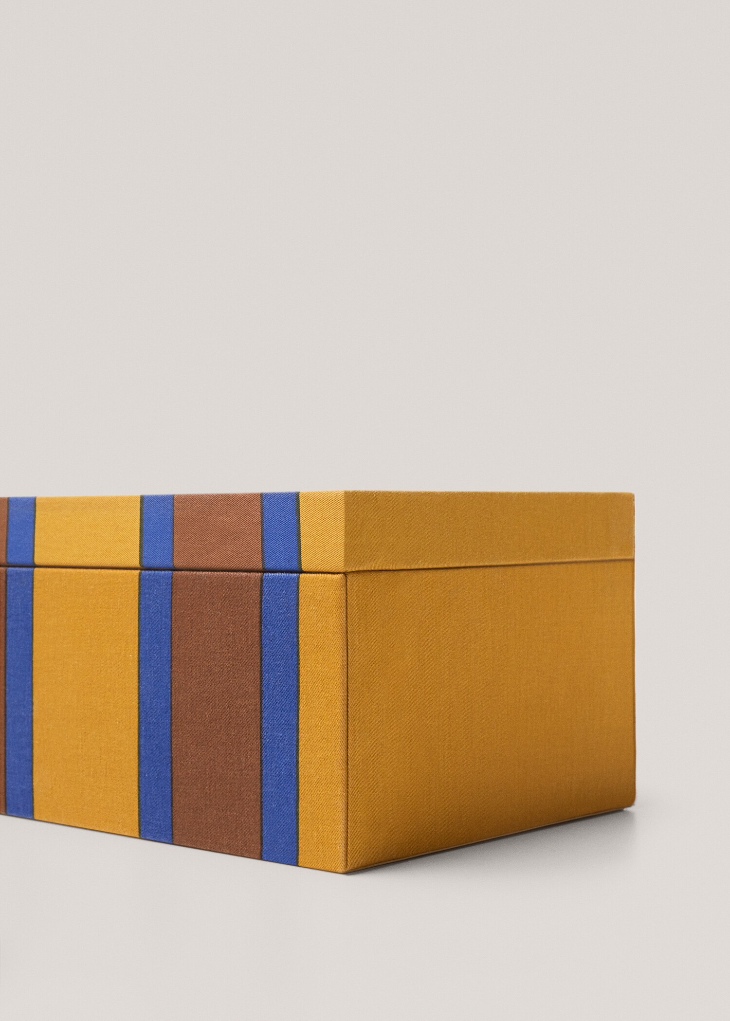 Gestreifte Stoff-Box 29 x 14 cm - Detail des Artikels 2