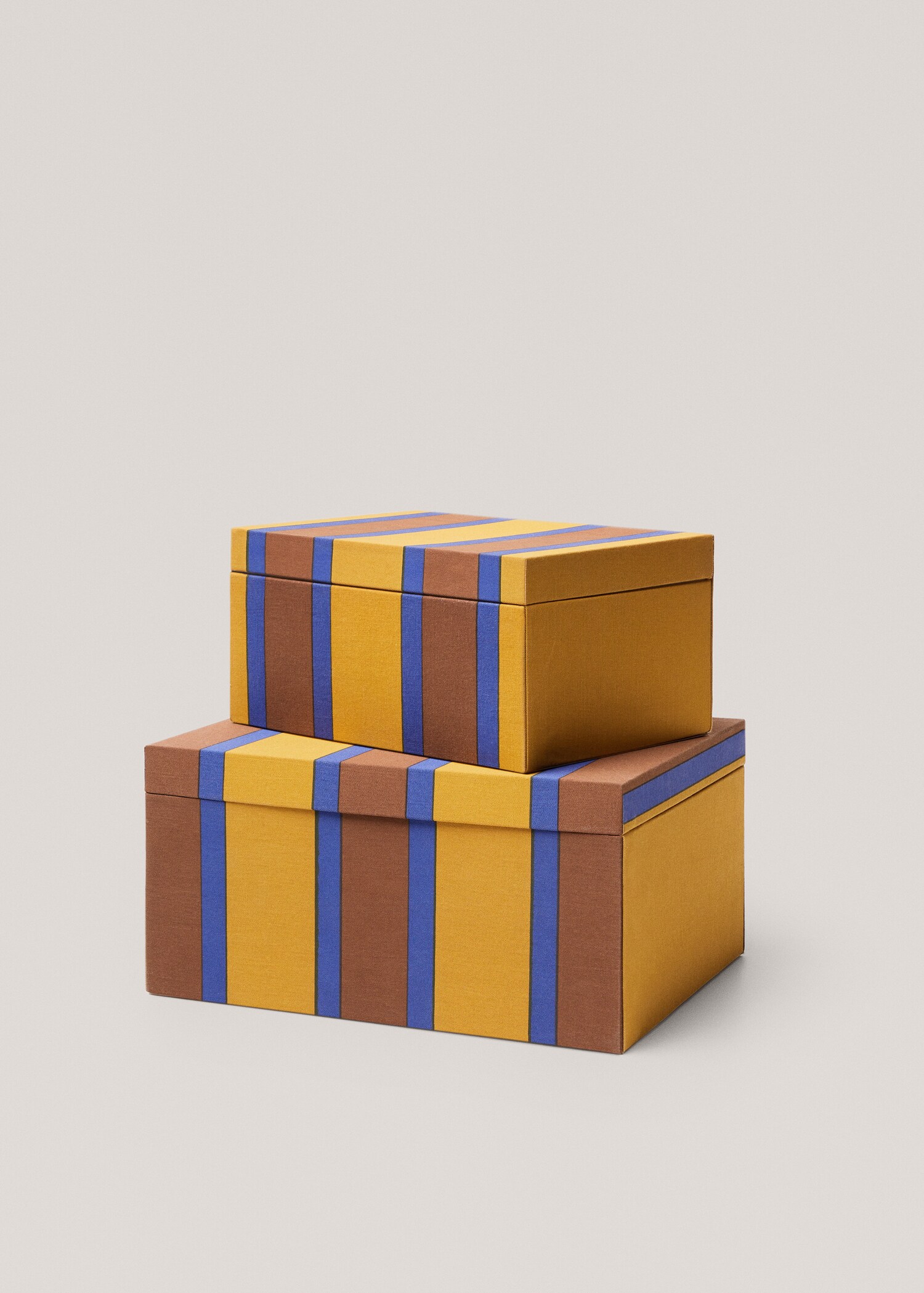 Gestreifte Stoff-Box 29 x 14 cm - Detail des Artikels 3