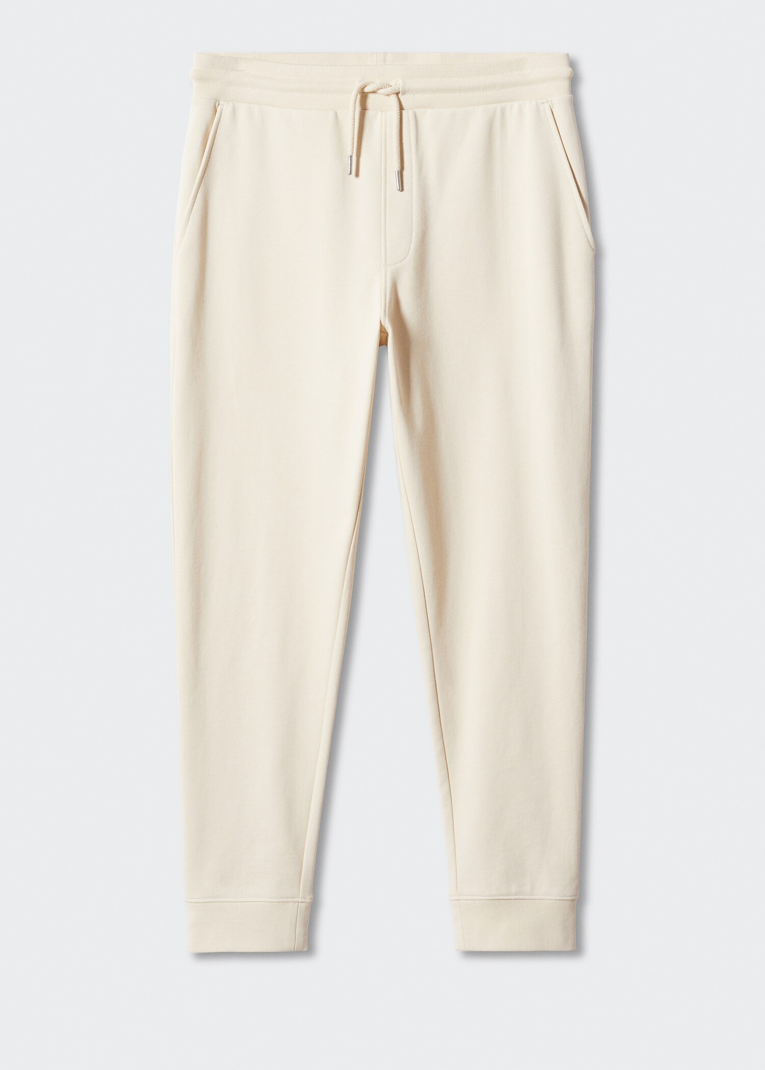 Cotton jogger-style trousers - Article without model