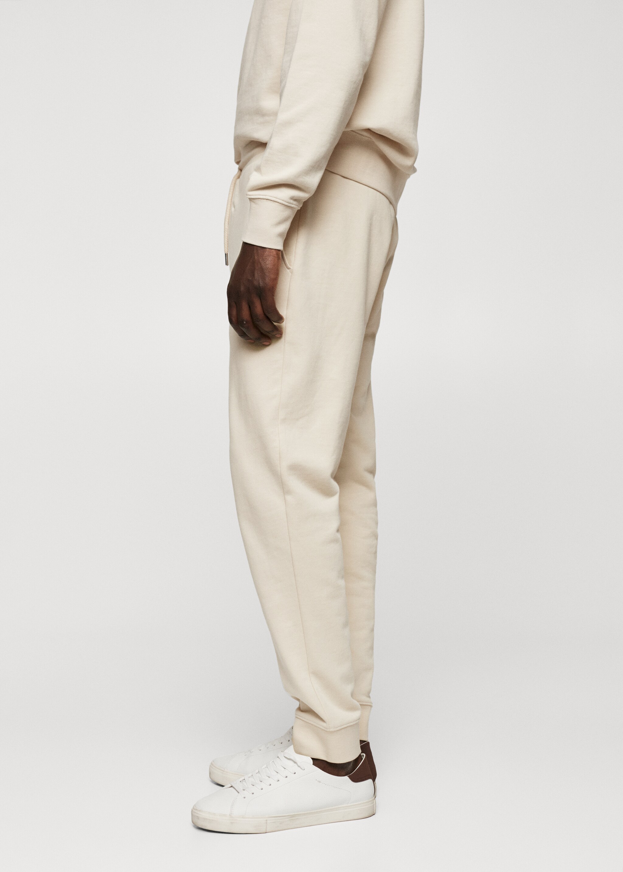 Cotton jogger-style trousers - Details of the article 4