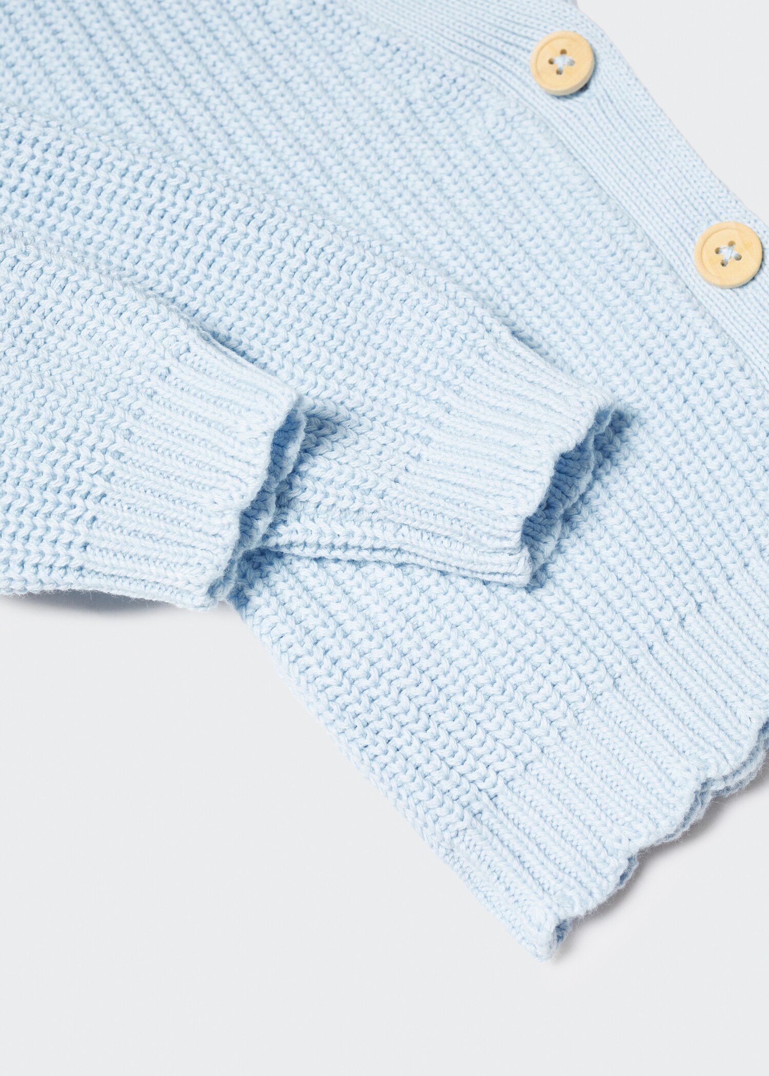 Baumwoll-Strickjacke mit Knöpfen - Detail des Artikels 0