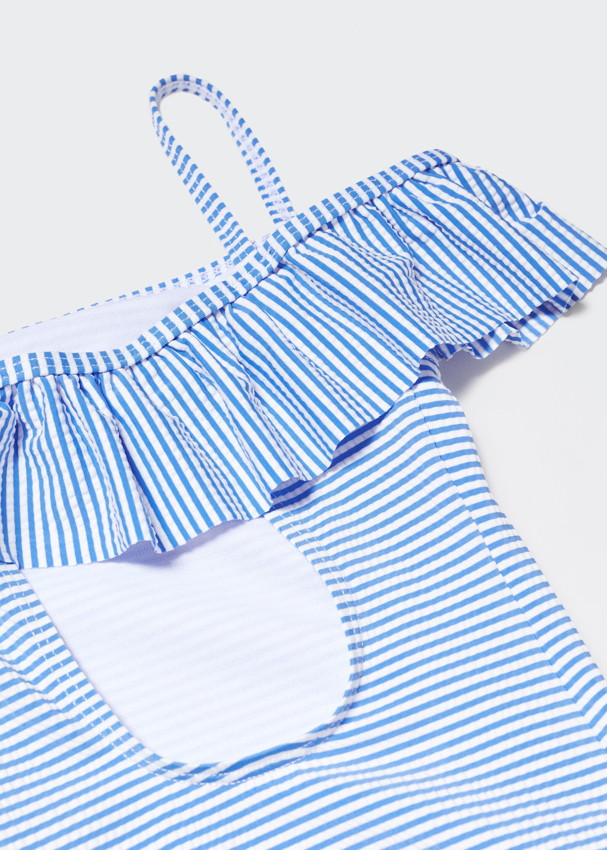 Ruffle striped swimsuit - Details of the article 8