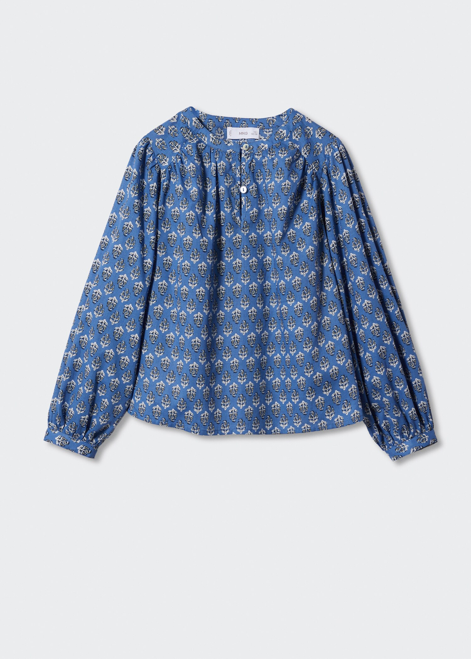 Bluse med blomstertrykk - Artikkel uten modell