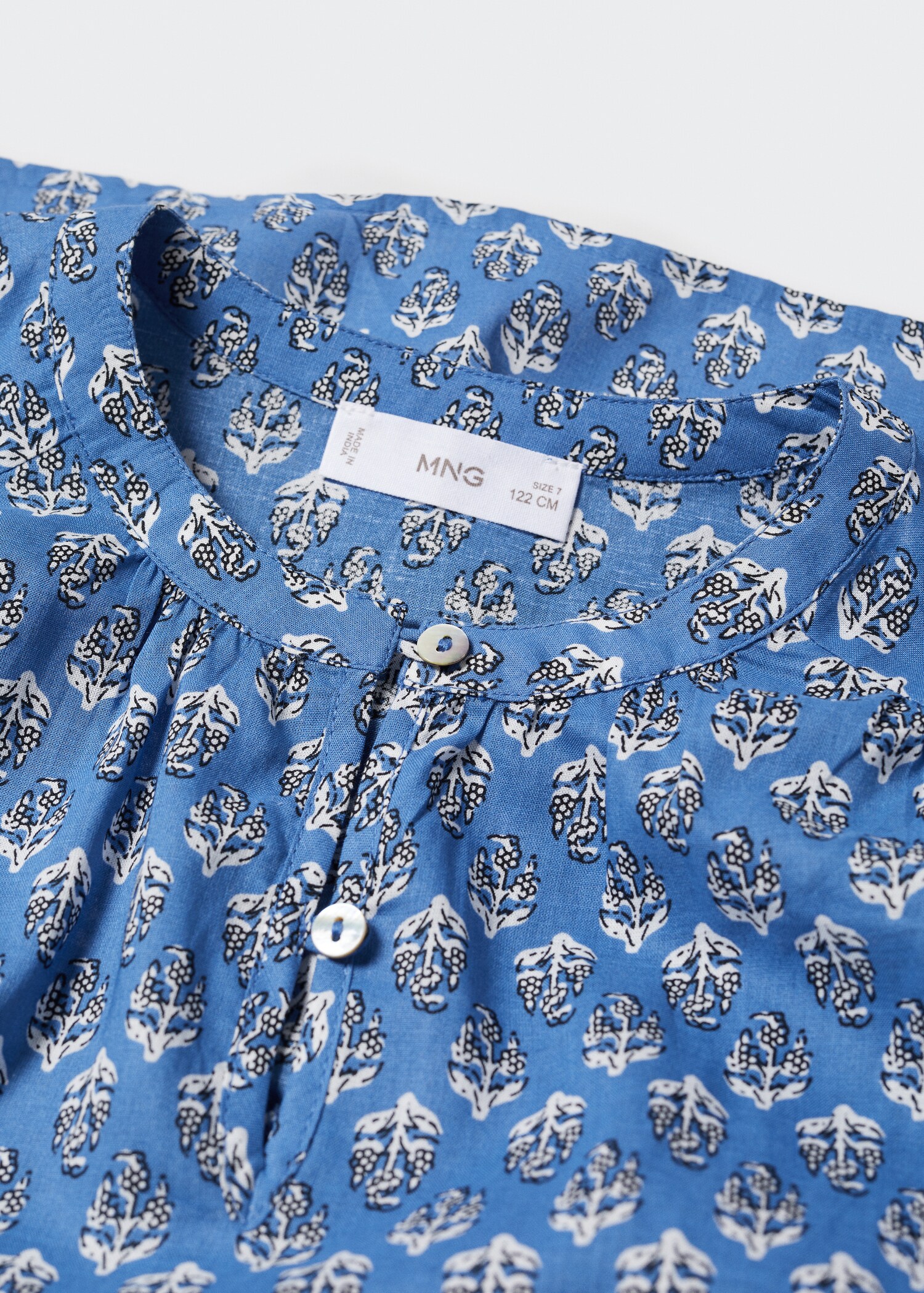 Bluse med blomstertrykk - Artikkeldetalj 8