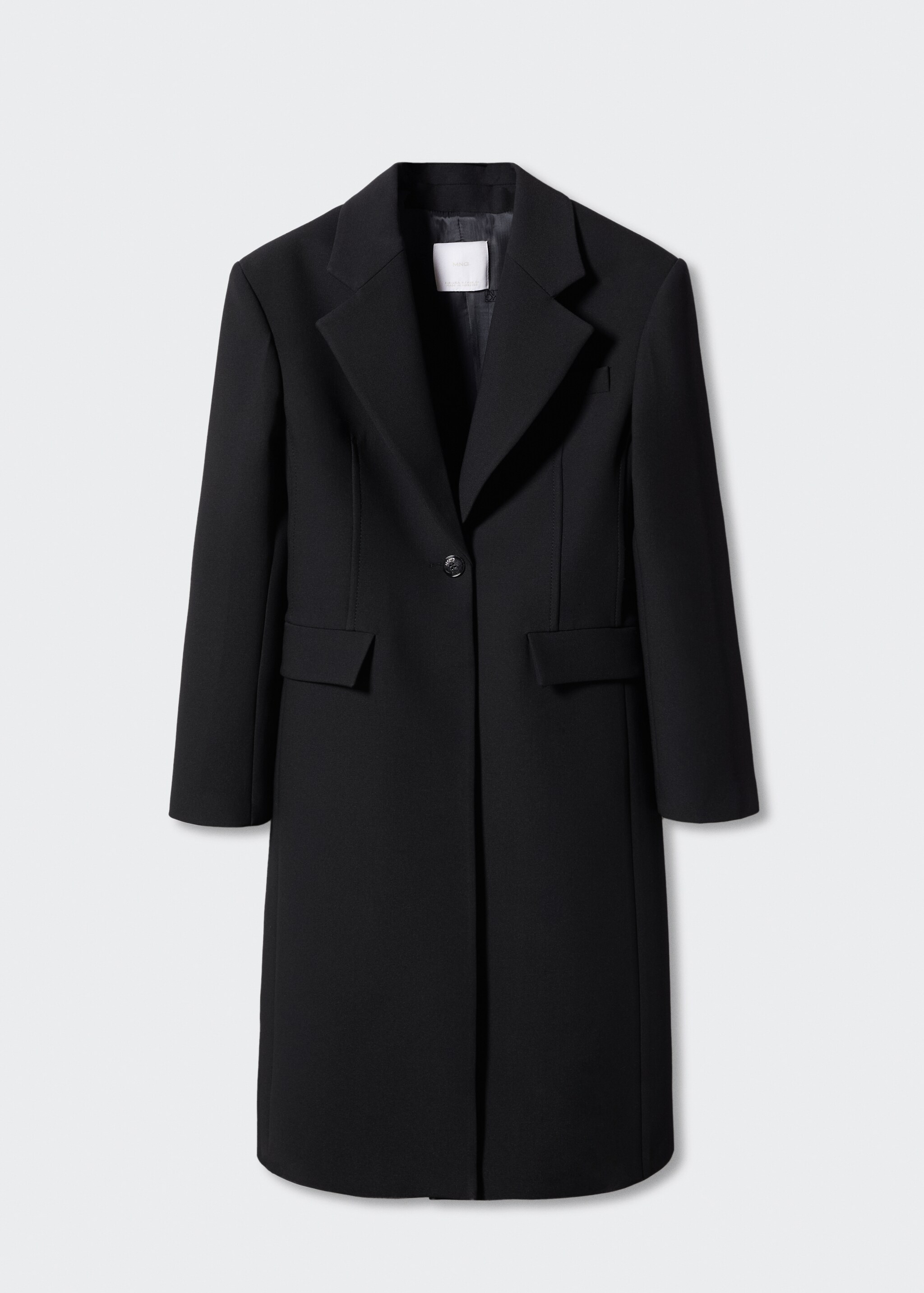Lapels structured coat - Article without model