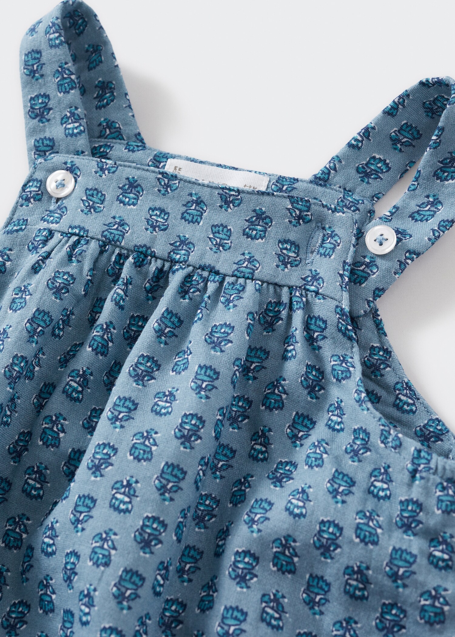 Print cotton one-piece suit - Details of the article 8