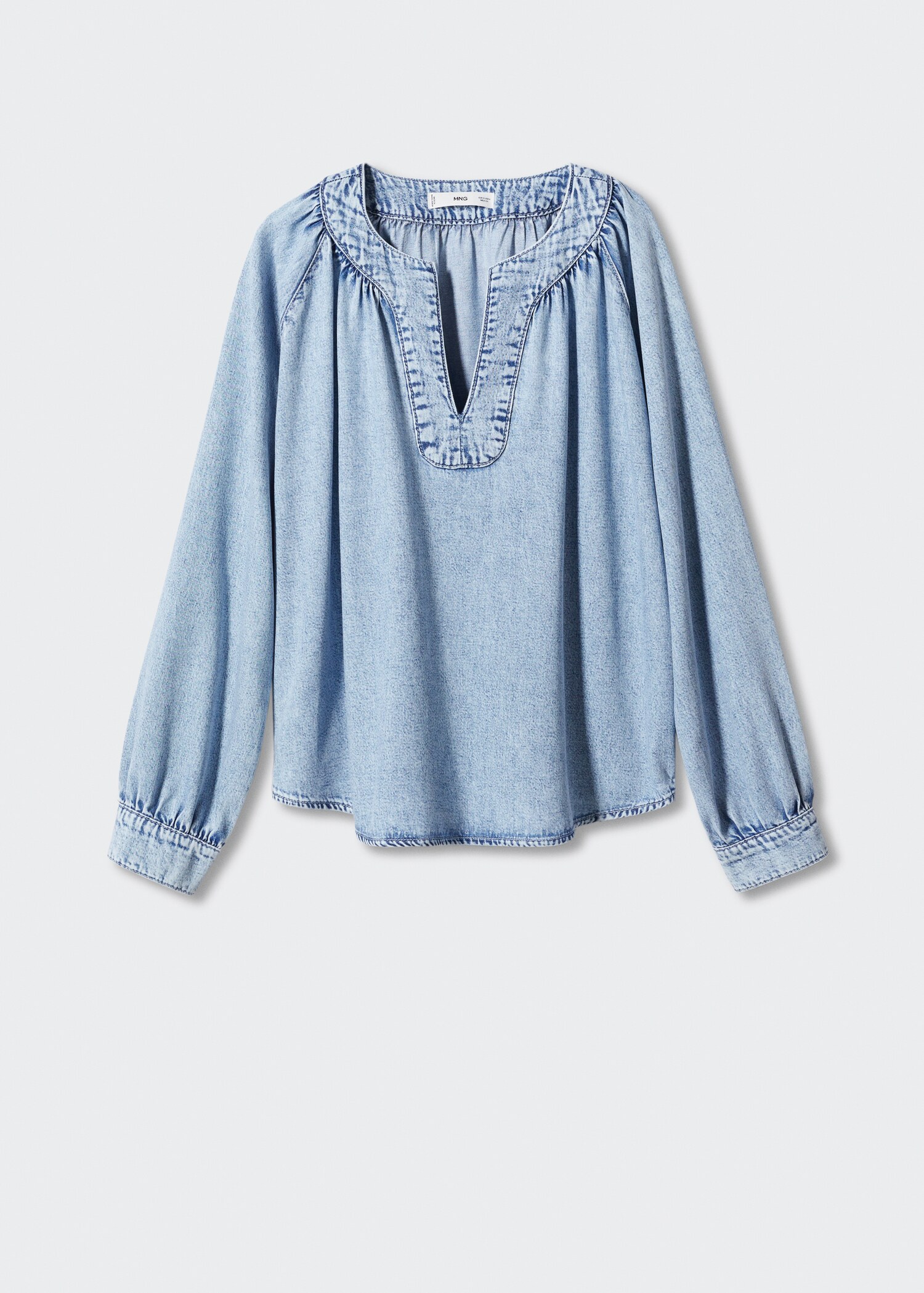 Oversize-Jeanshemd - Artikel ohne Model
