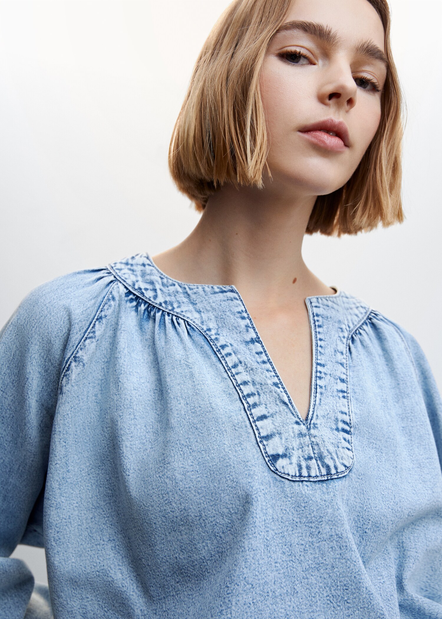 Oversize-Jeanshemd - Detail des Artikels 1