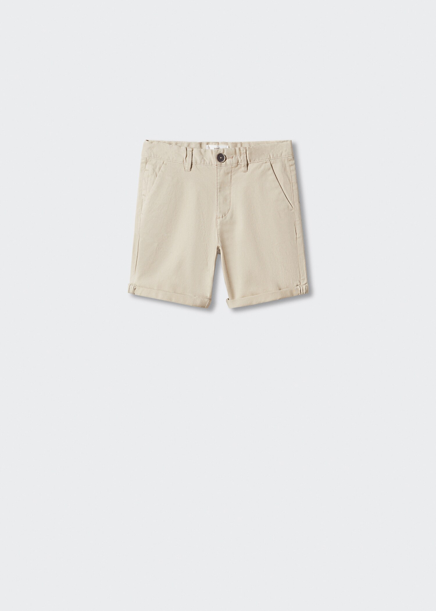 Cotton chino style Bermuda shorts - Article without model