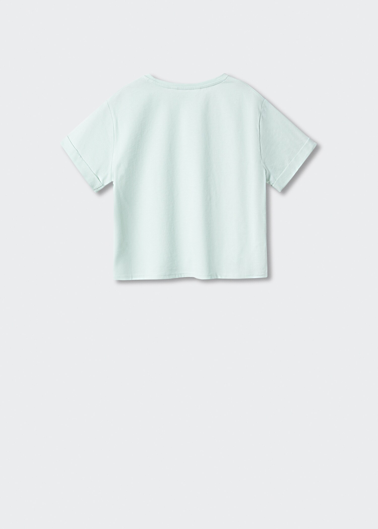 T-Shirt mit aufgedruckter Zeichnung - Rückseite des Artikels