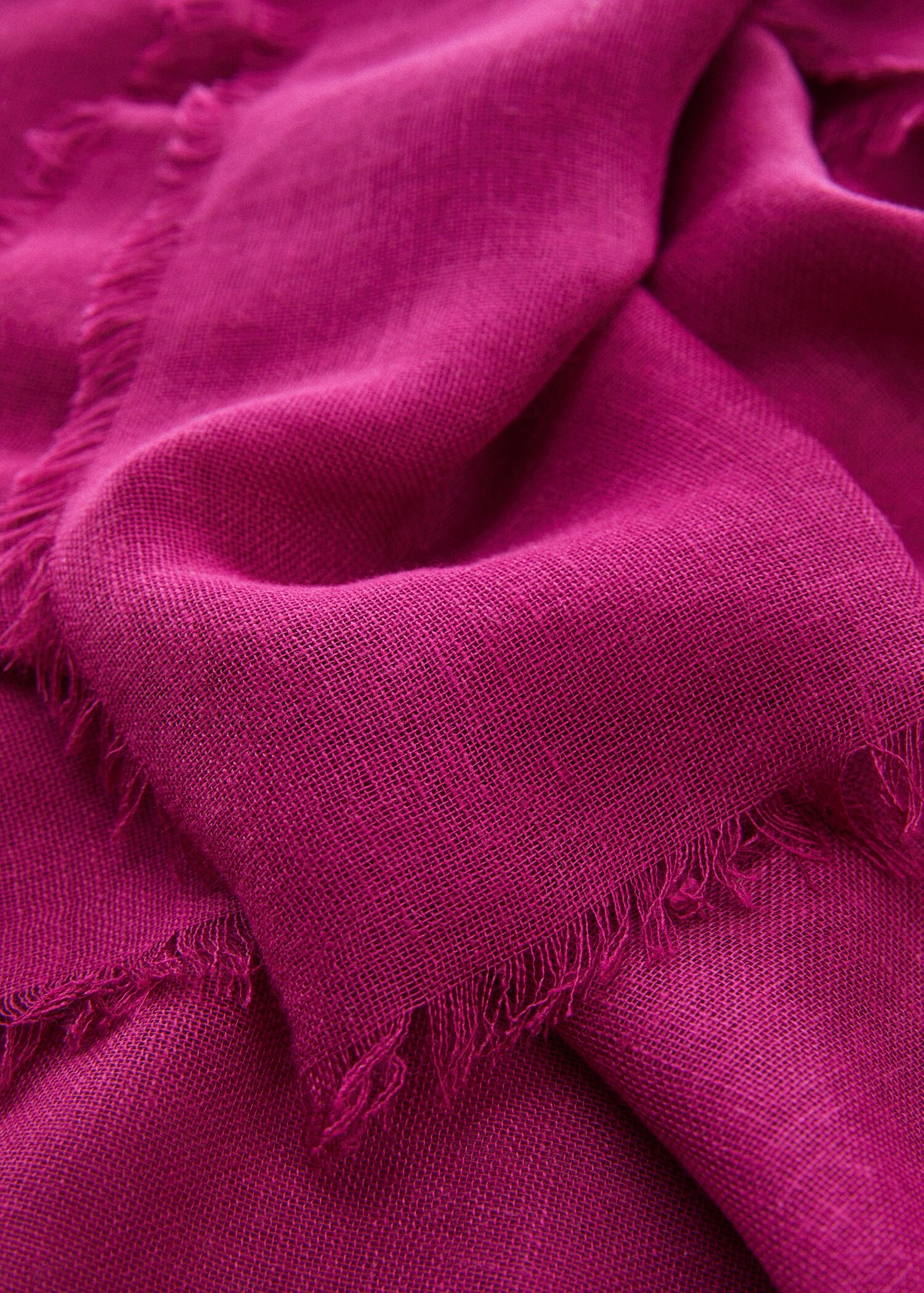 Linen blend scarf - Medium plane
