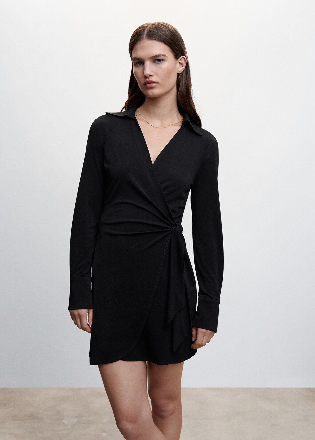Short wrap dress Women MANGO OUTLET Norway