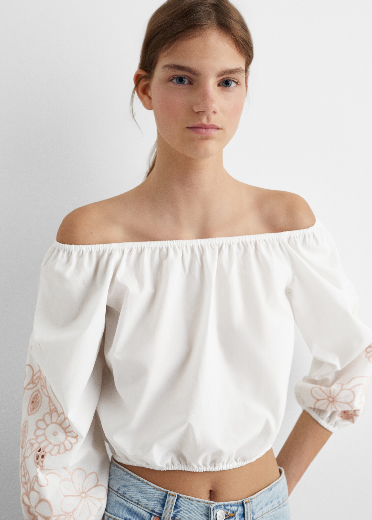 Brusa detalls brodats - Pla mig