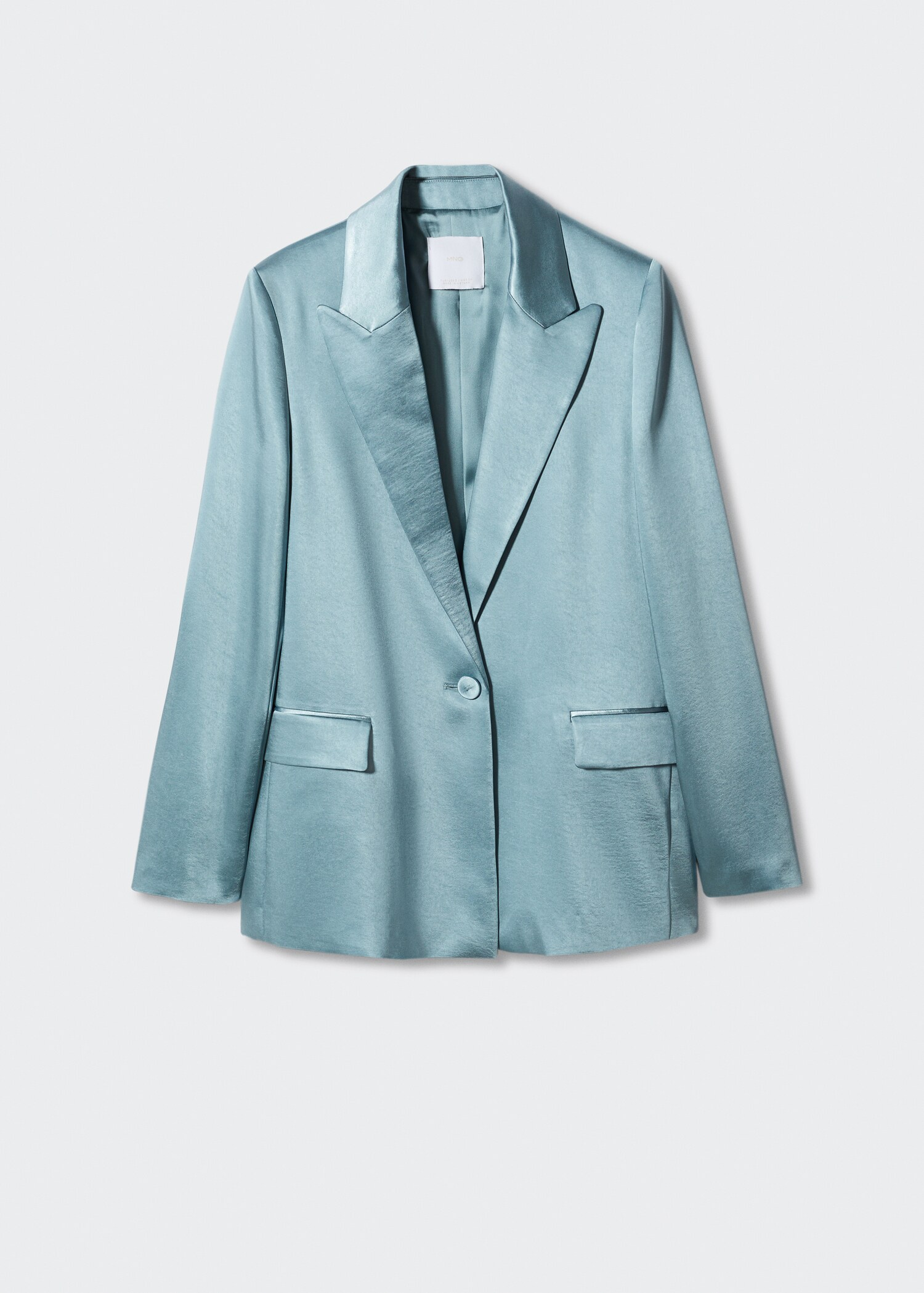 Satin-finish suit jacket - Article without model