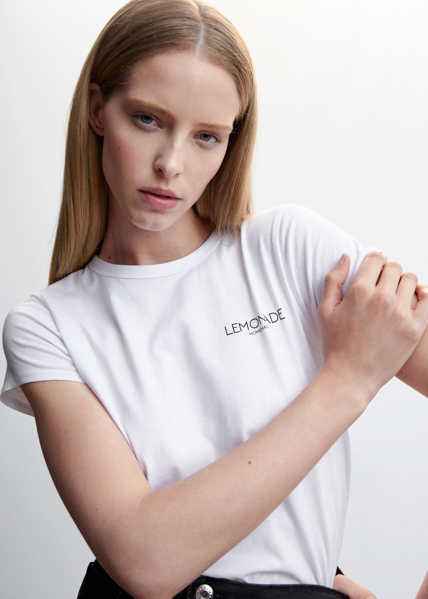 Short-sleeved printed t-shirt - Details of the article 1