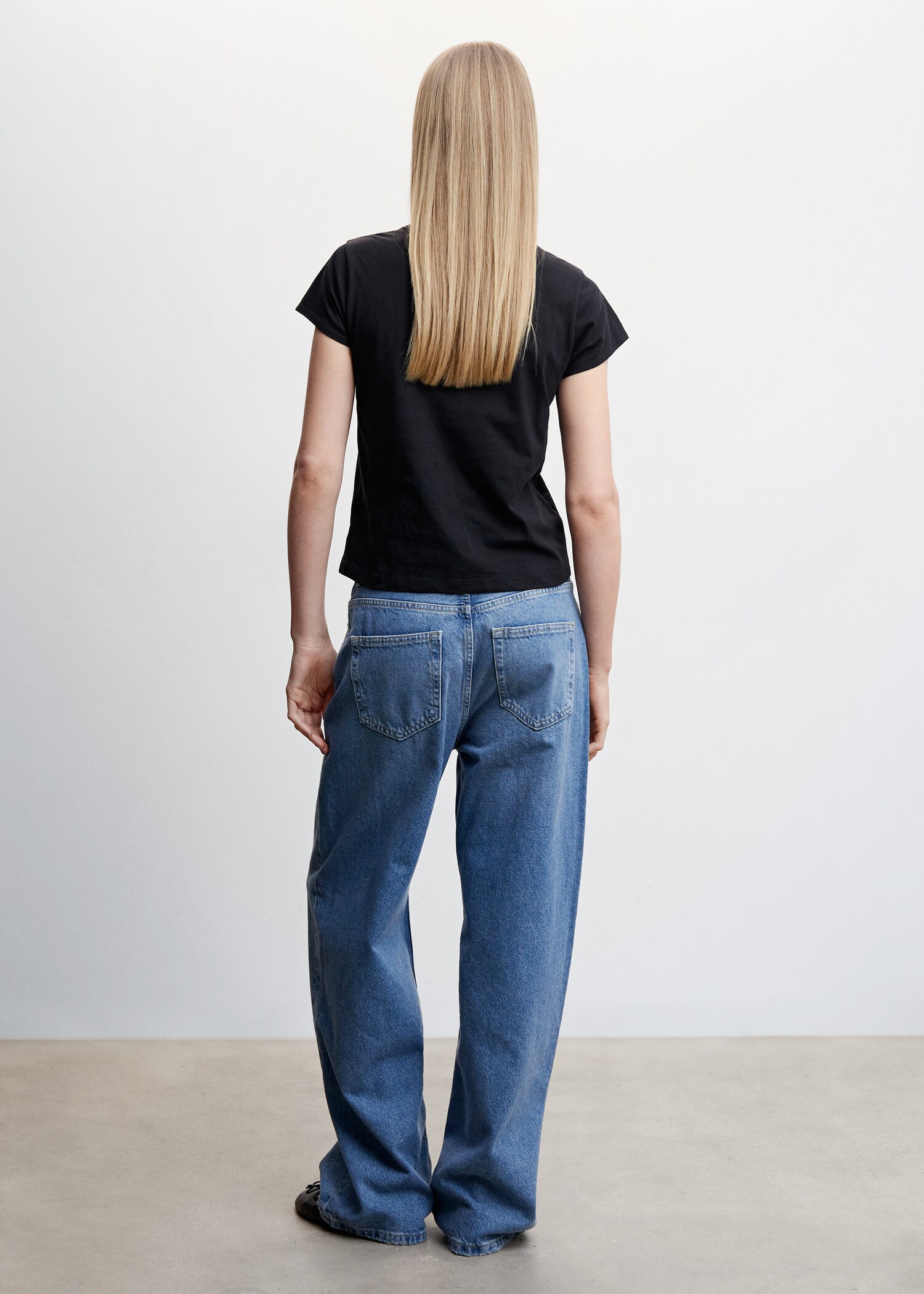 Short-sleeved printed t-shirt - Reverse of the article