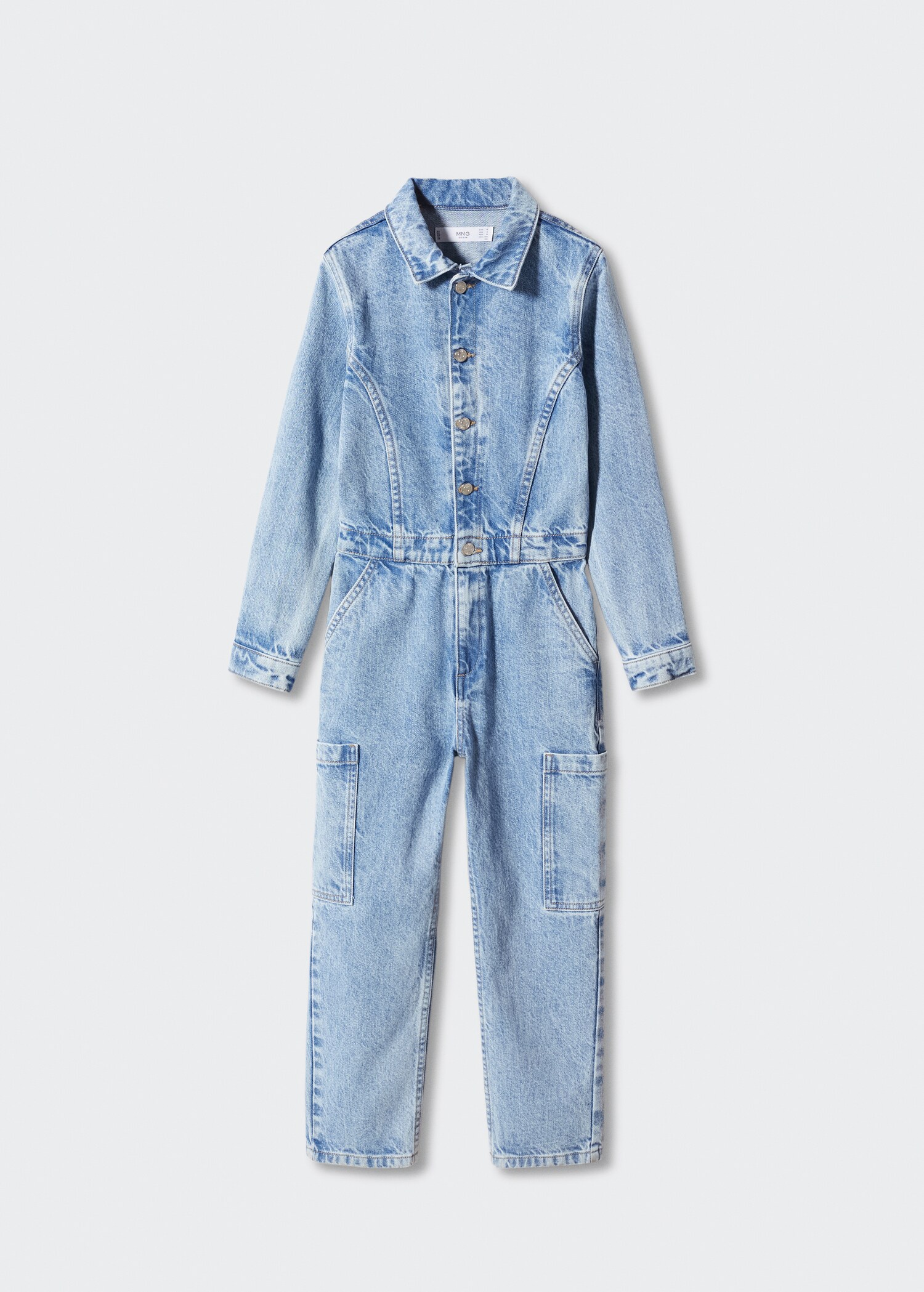 Jeans-Jumpsuit im Cargo-Stil - Artikel ohne Model