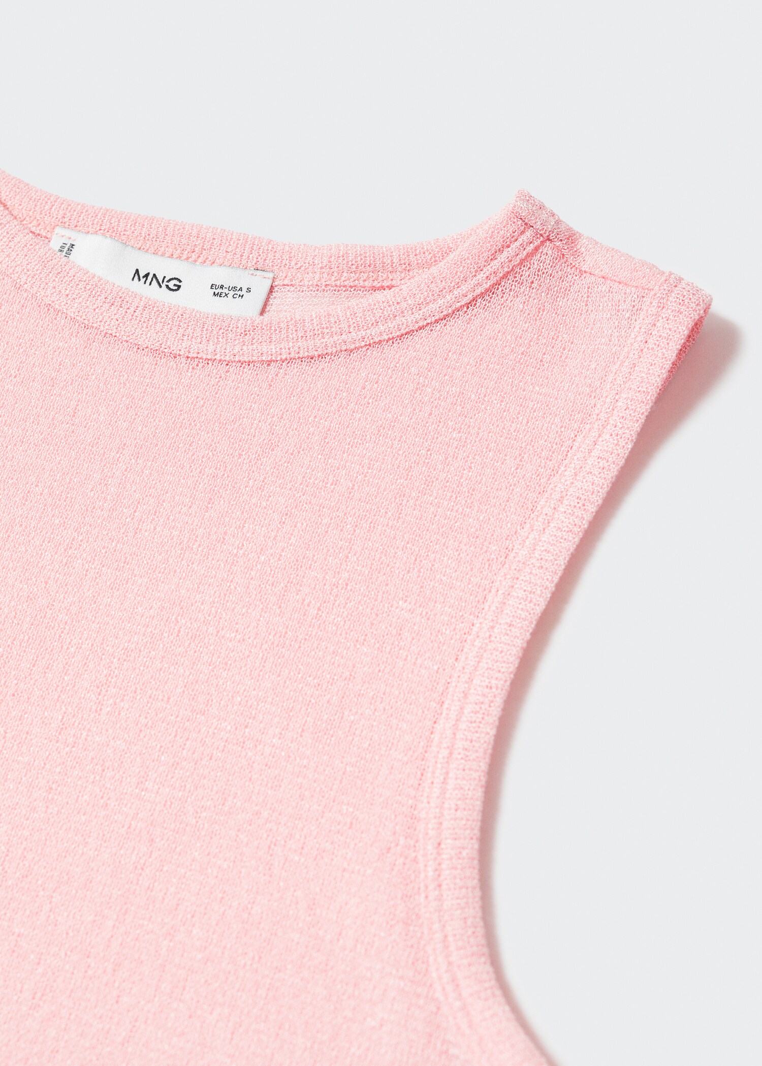 Semi-transparent knitted top - Details of the article 8