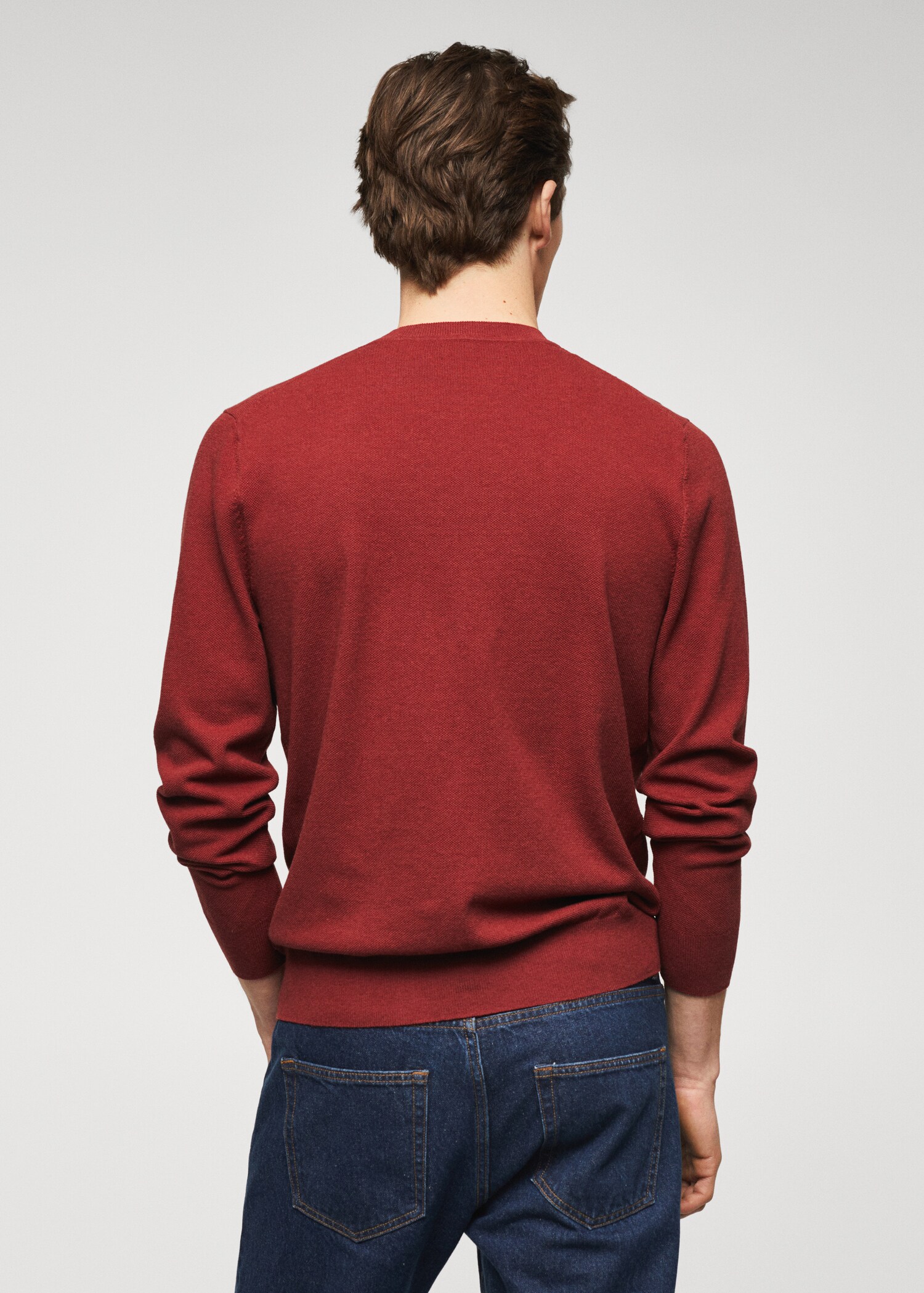 Pull-over en maille fine - Verso de l’article