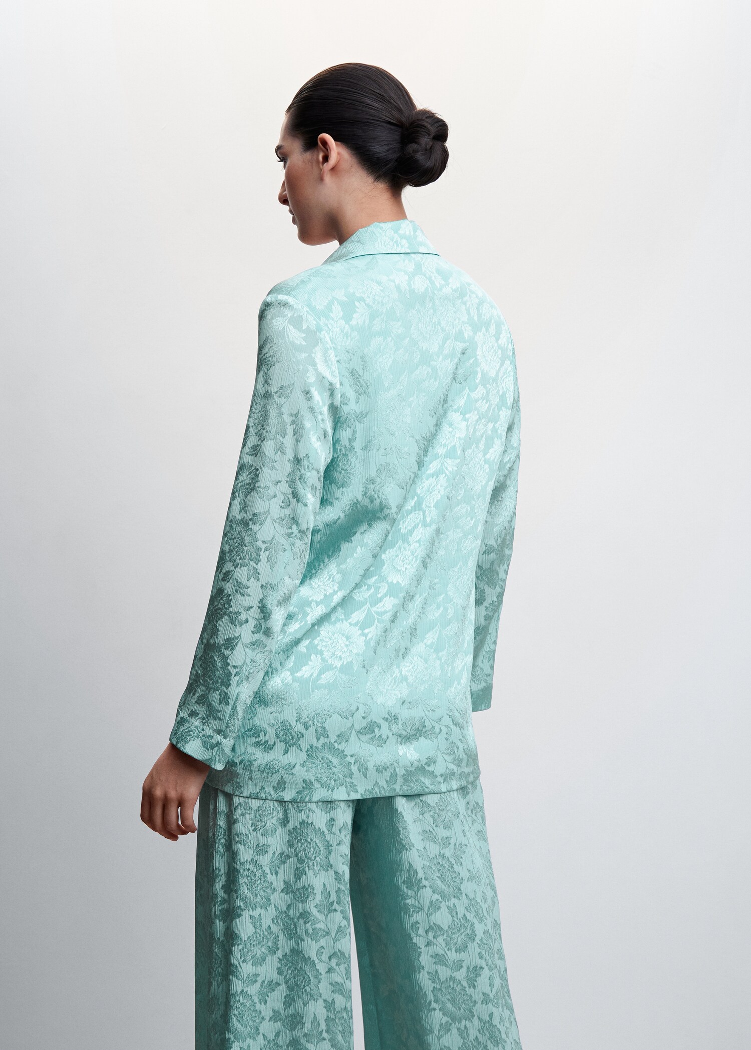 Jacquard-Anzughose - Rückseite des Artikels