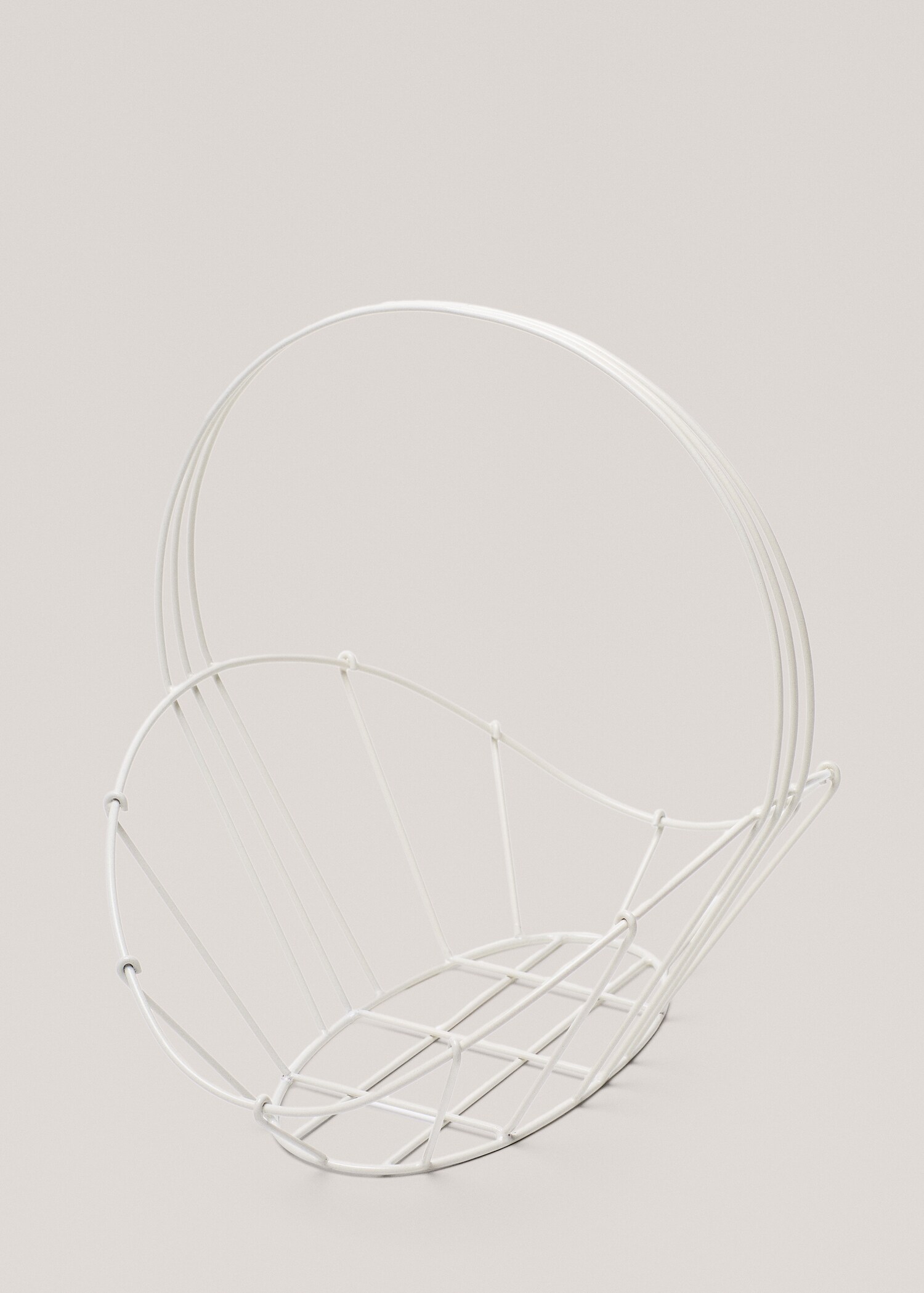 Metallic basket with handle 28x23cm - Details of the article 1
