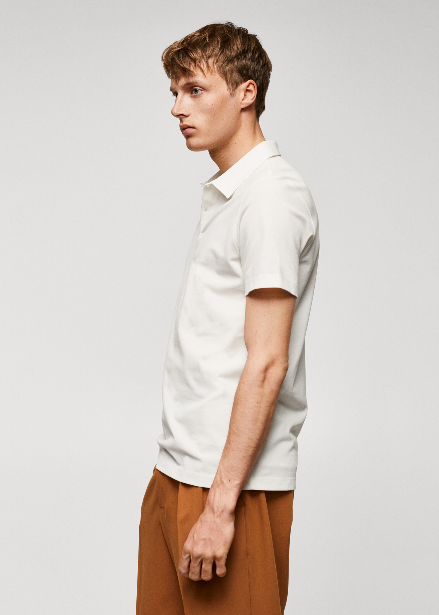 Polo slim fit algodón piqué textura - Detalle del artículo 2