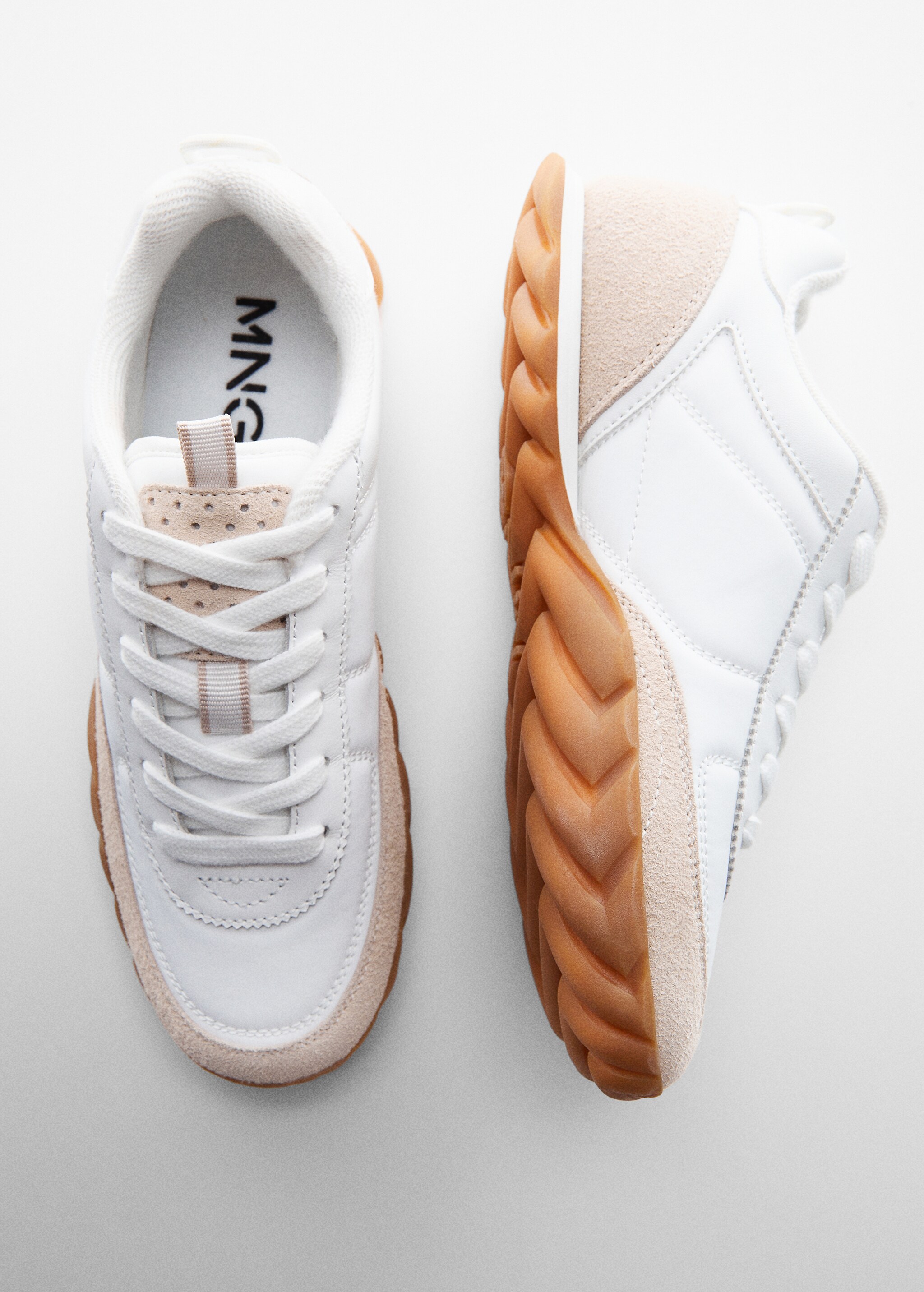 Leather panel sneakers - Details of the article 5