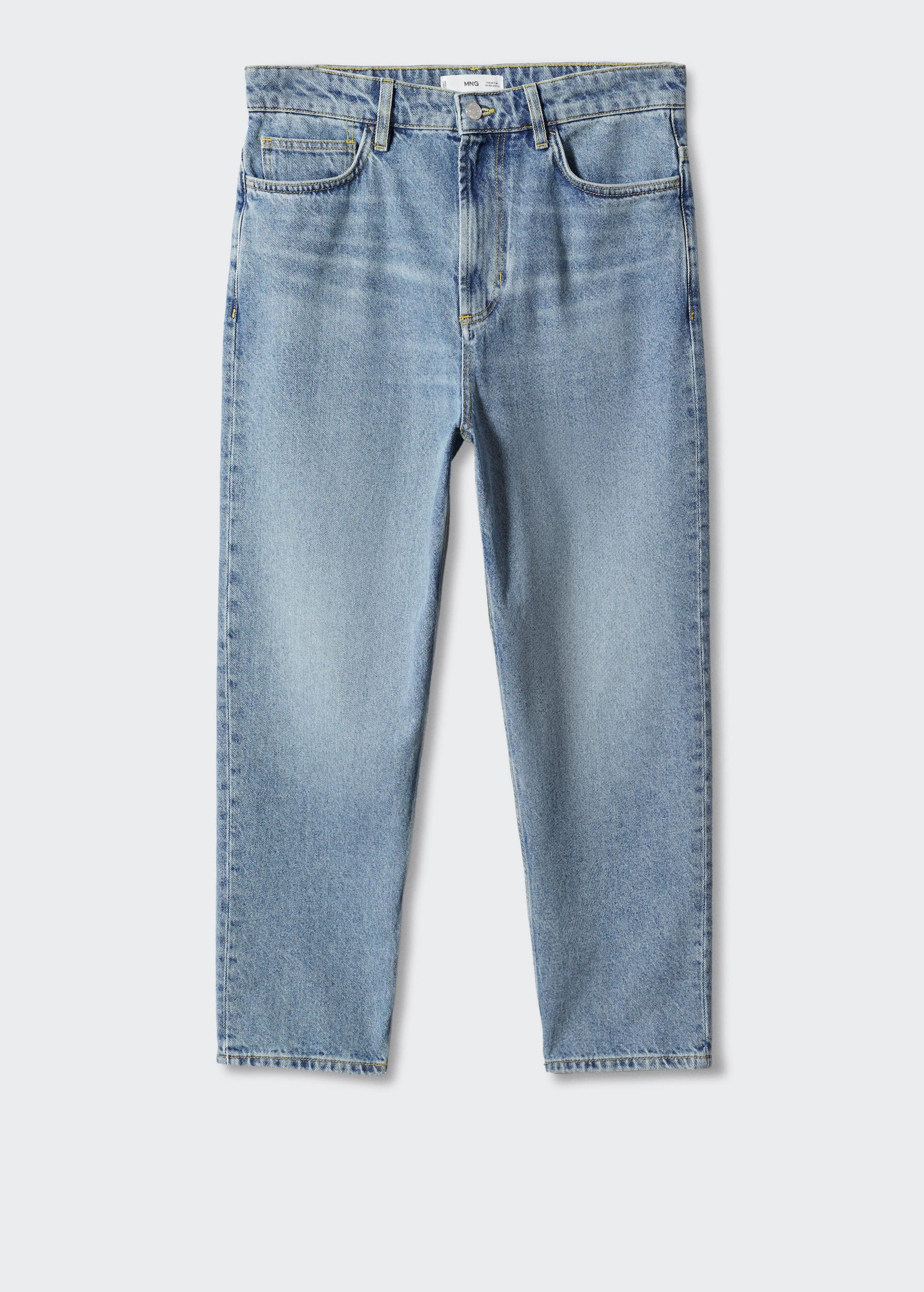 Tapered loose cropped jeans - Article without model