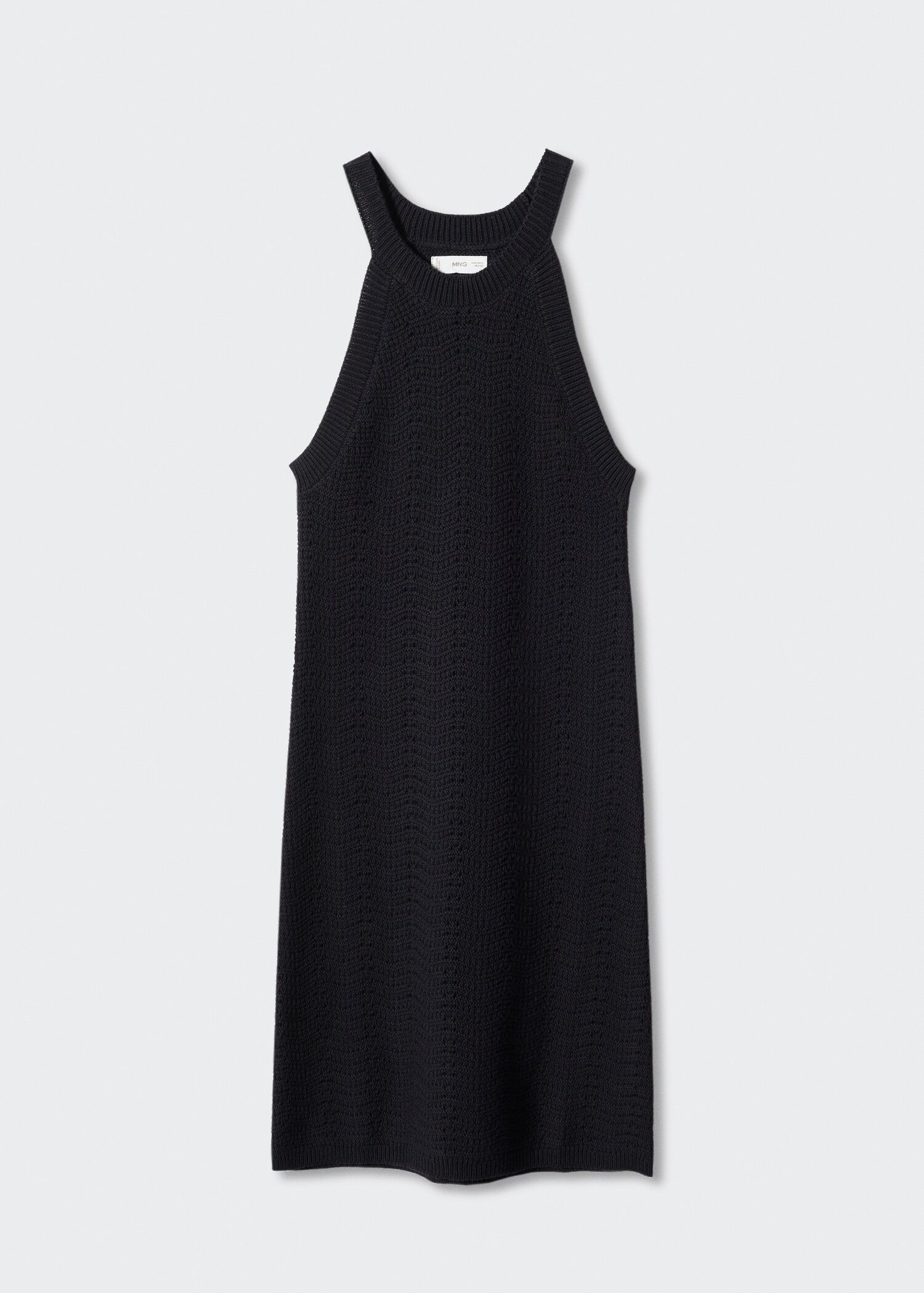 Halter openwork dress - Article without model