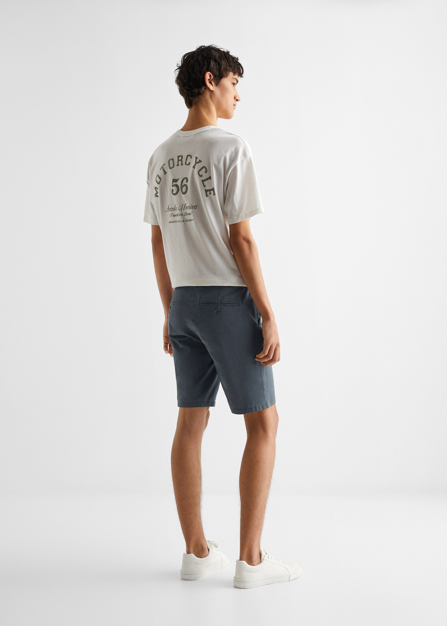 Cotton Bermuda shorts - Reverse of the article