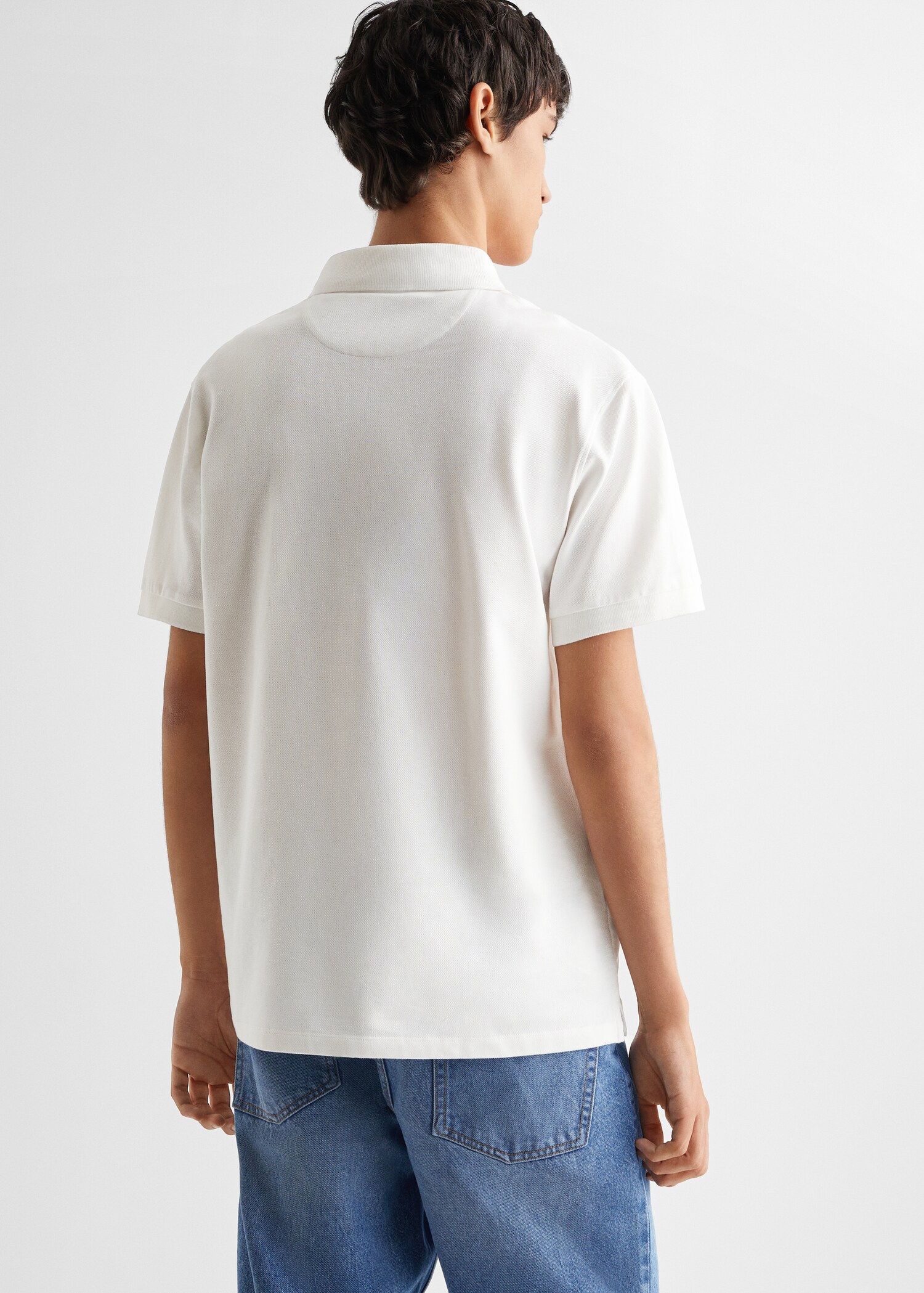 100% cotton polo shirt - Reverse of the article