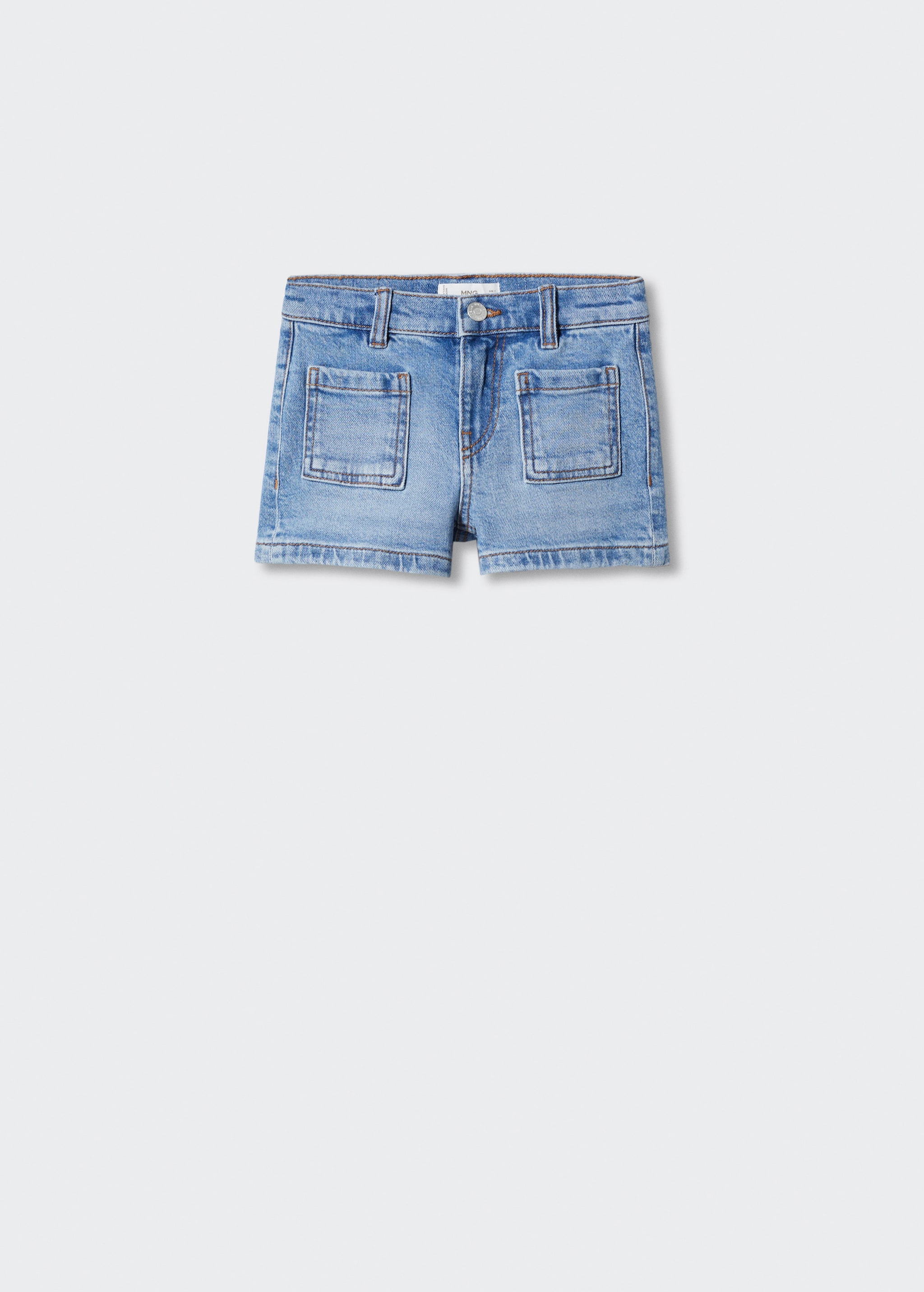 Denim shorts with pockets - Article without model