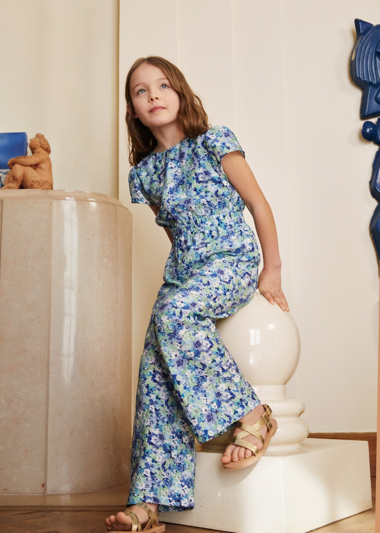 Long printed jumpsuit - Details of the article 5