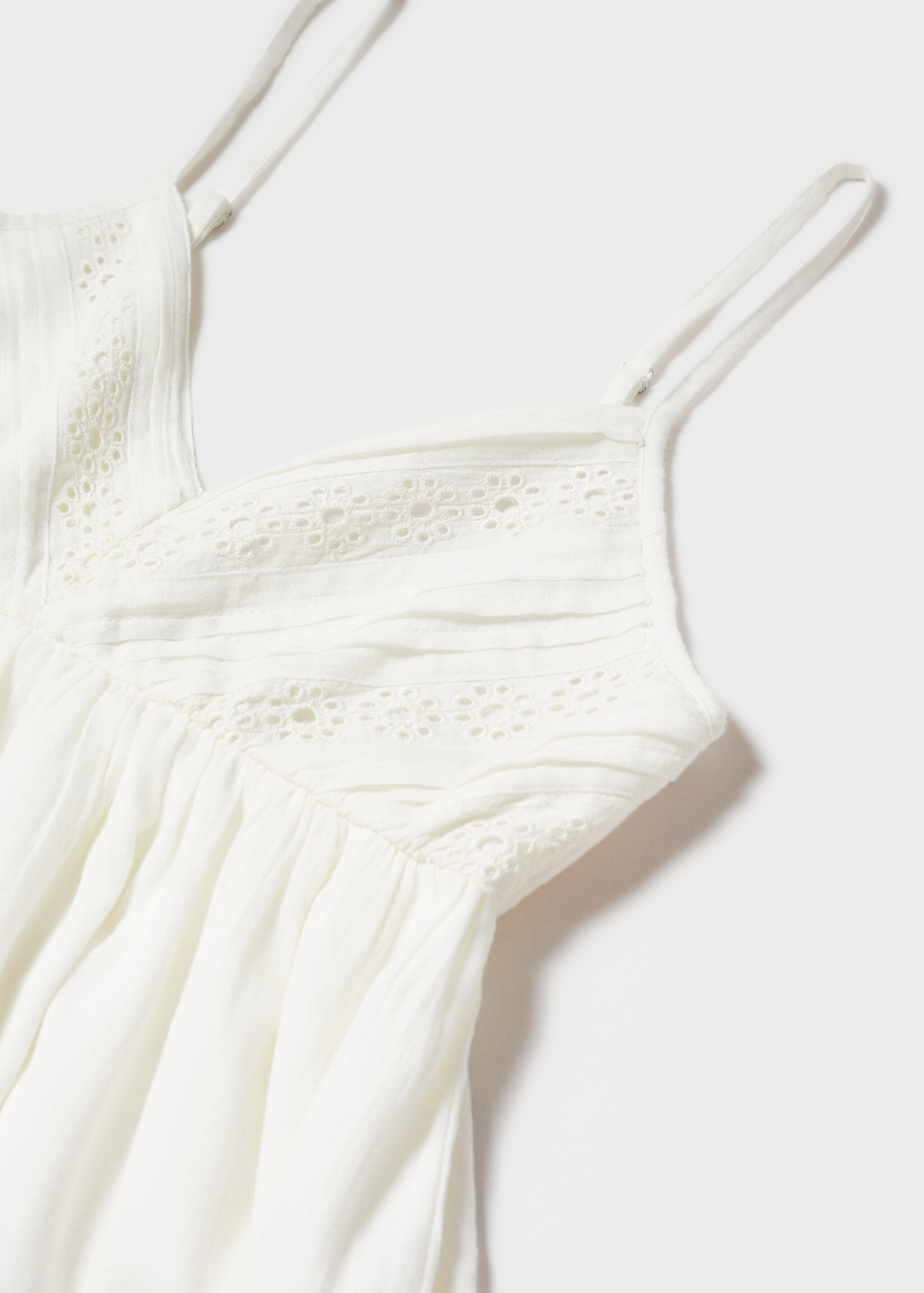 Embroidered cotton dress - Details of the article 8