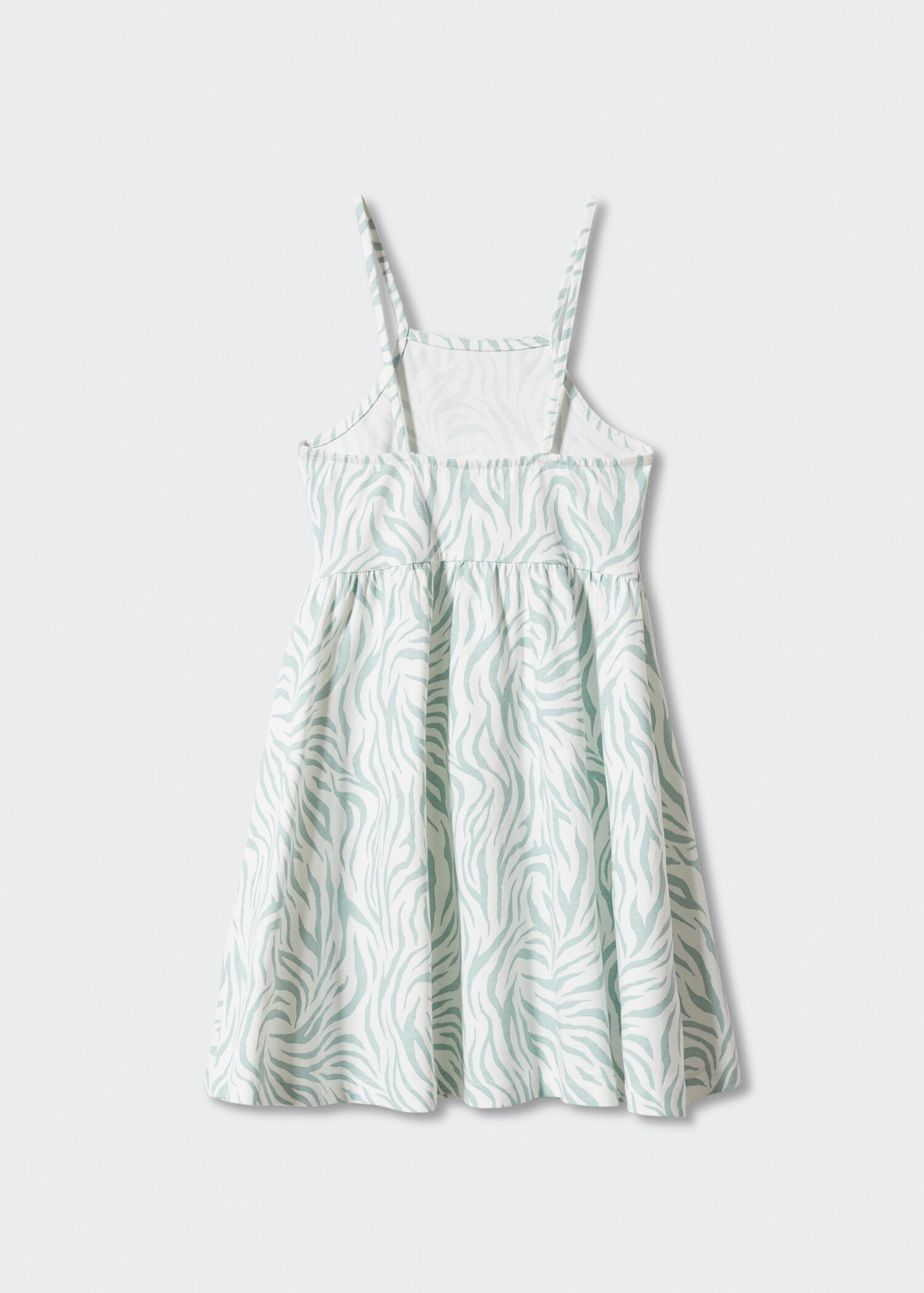 Printed cotton dress - Reverse of the article